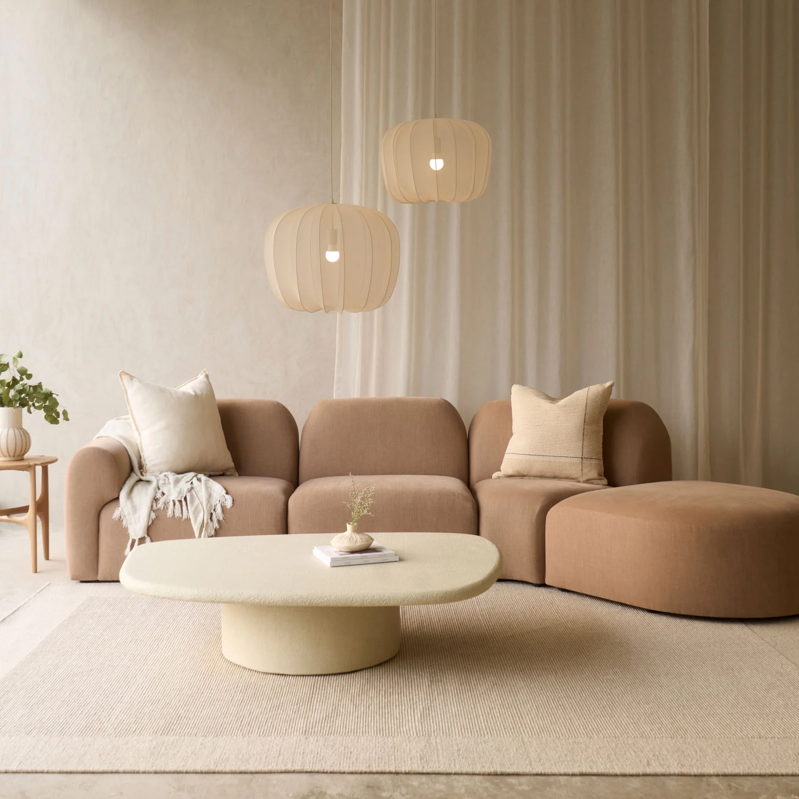 Bulky Modular Sofa | Sepia (315cm)