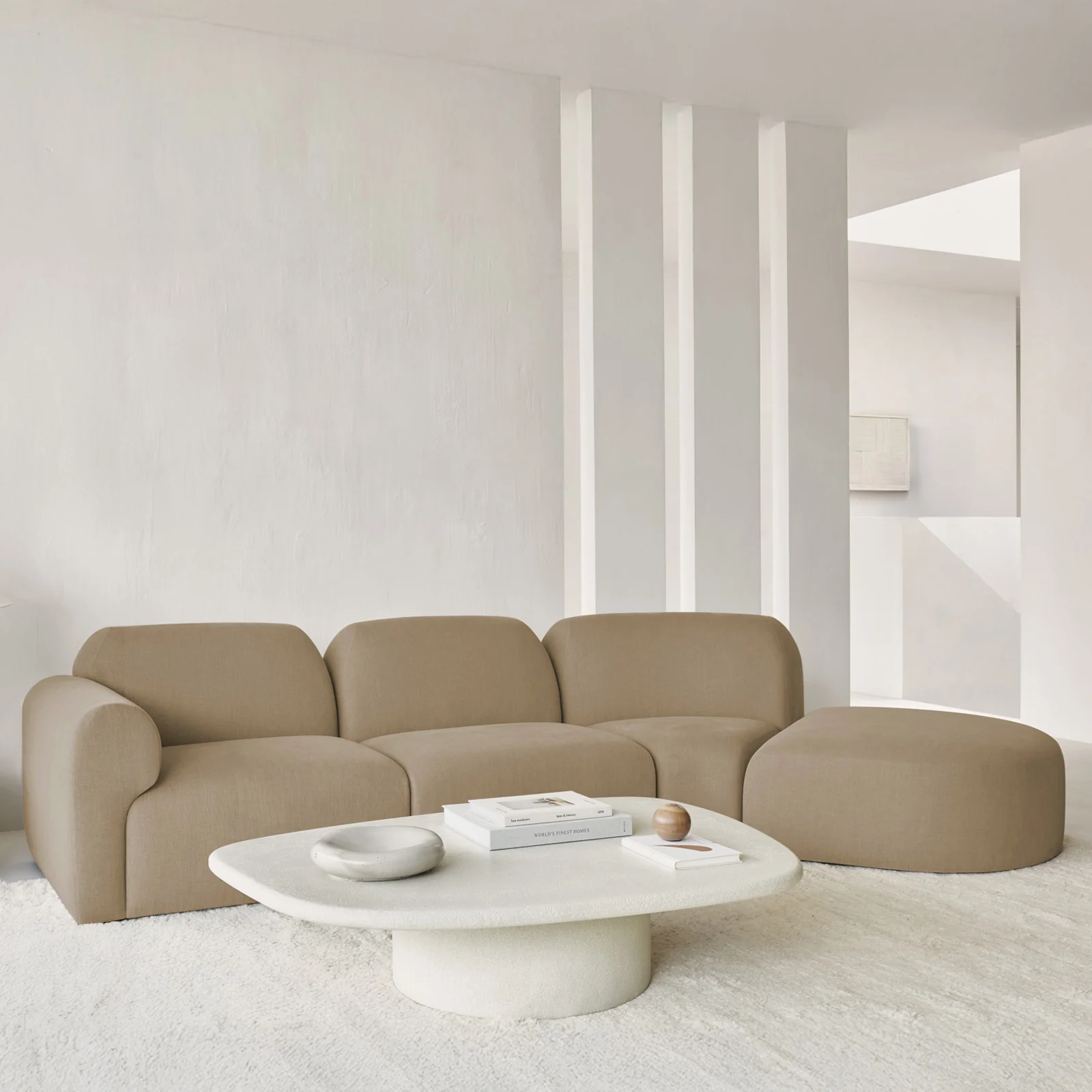 Bulky Modular Sofa | Sepia (315cm) - Image 4