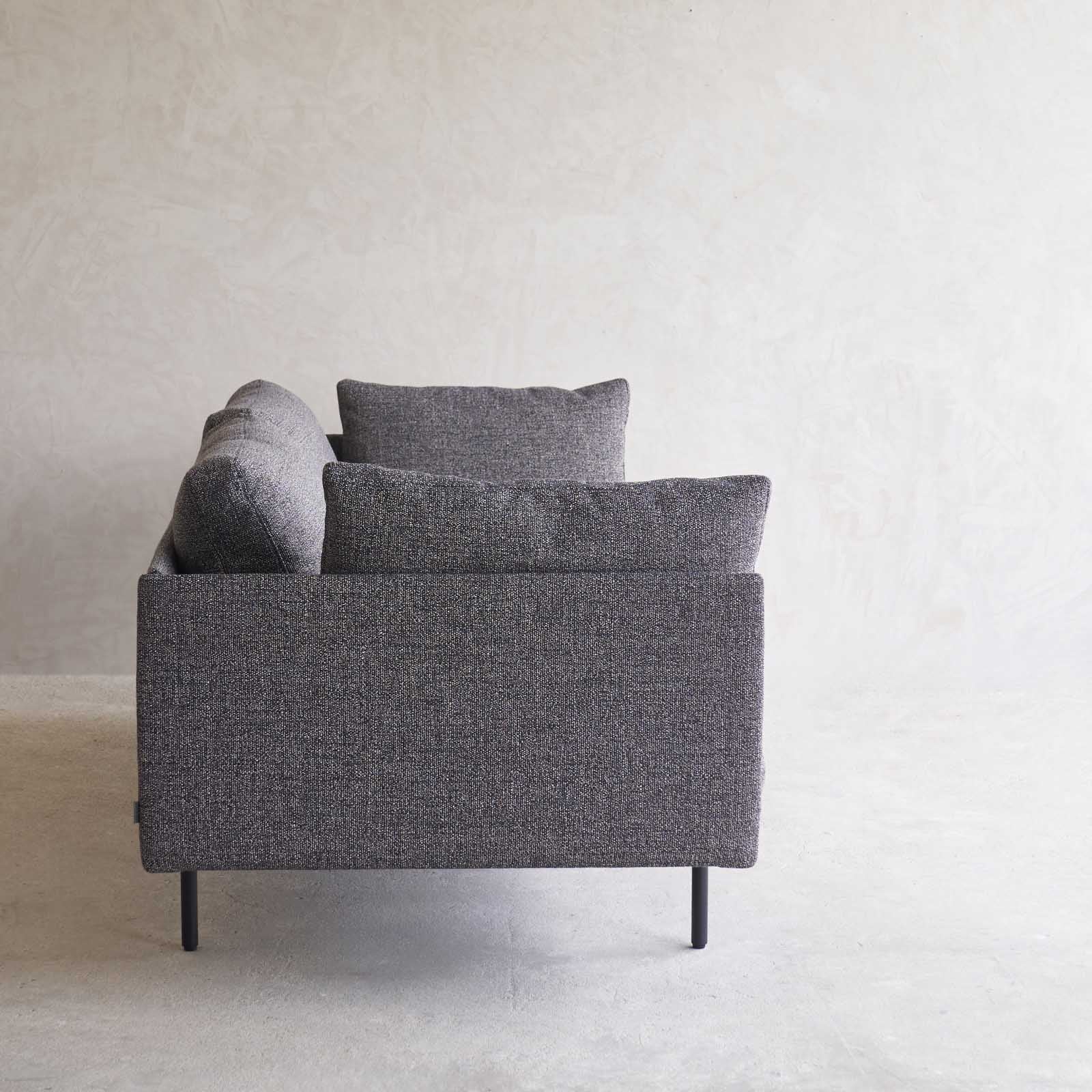 Bureau Fabric Sofa | 2.5 Seater (222cm) - Cinder - Image 6