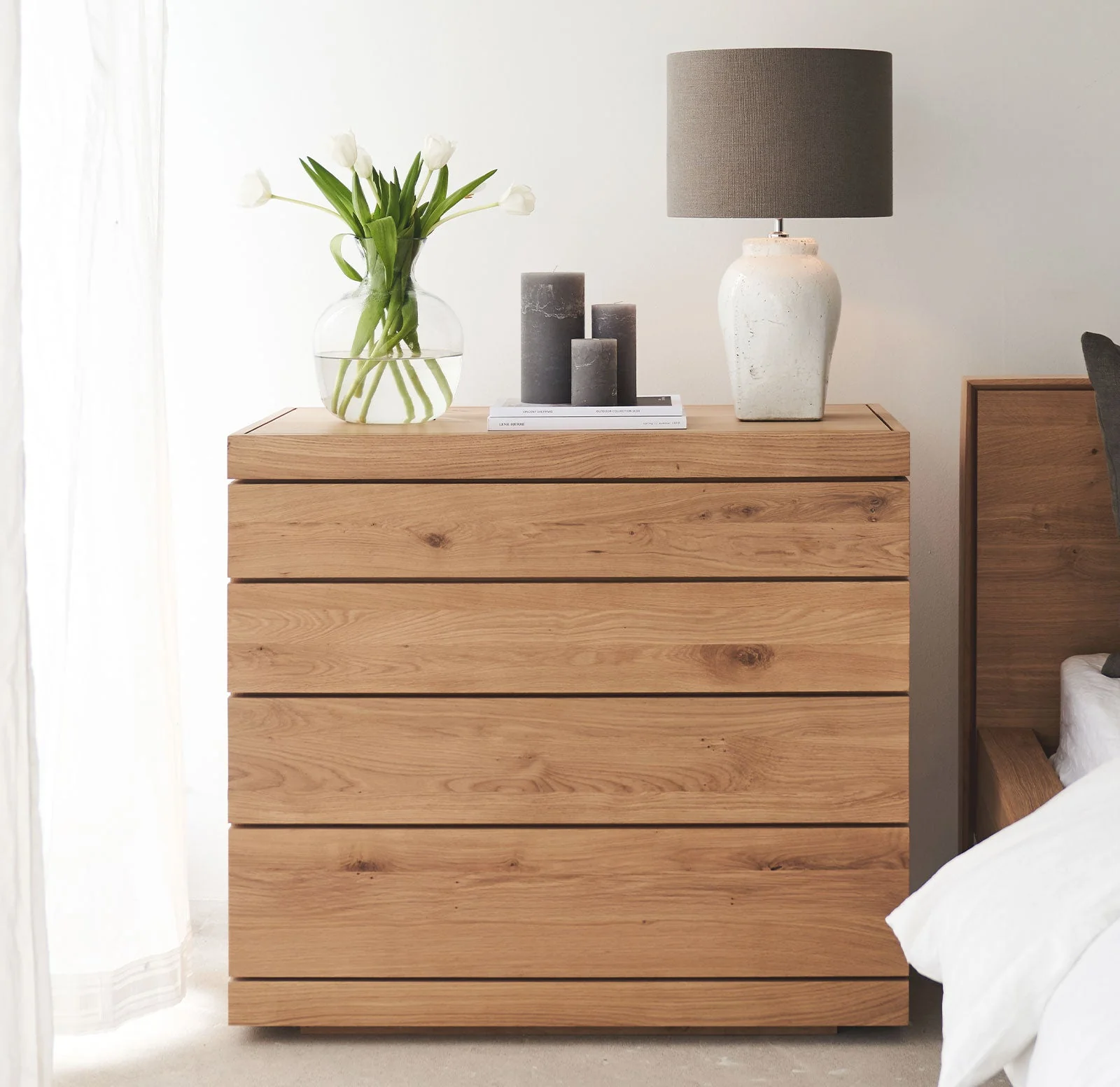 Burger Chest of Drawers | Oak (100cm) - Image 5