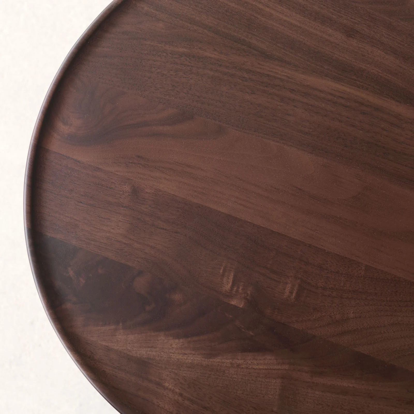 Bystander Leather Side Table | Espresso with Walnut Frame - Image 3