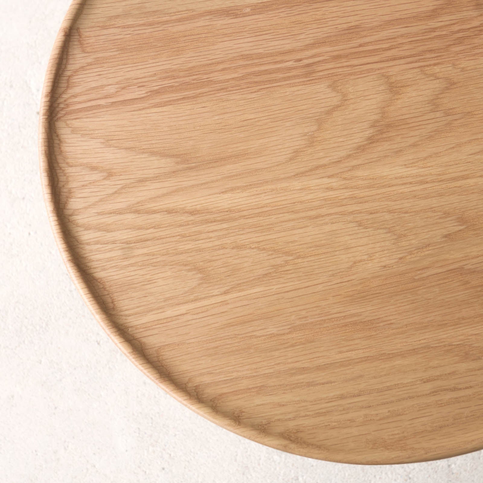 Bystander Leather Side Table | Pecan with Oak Frame - Image 3