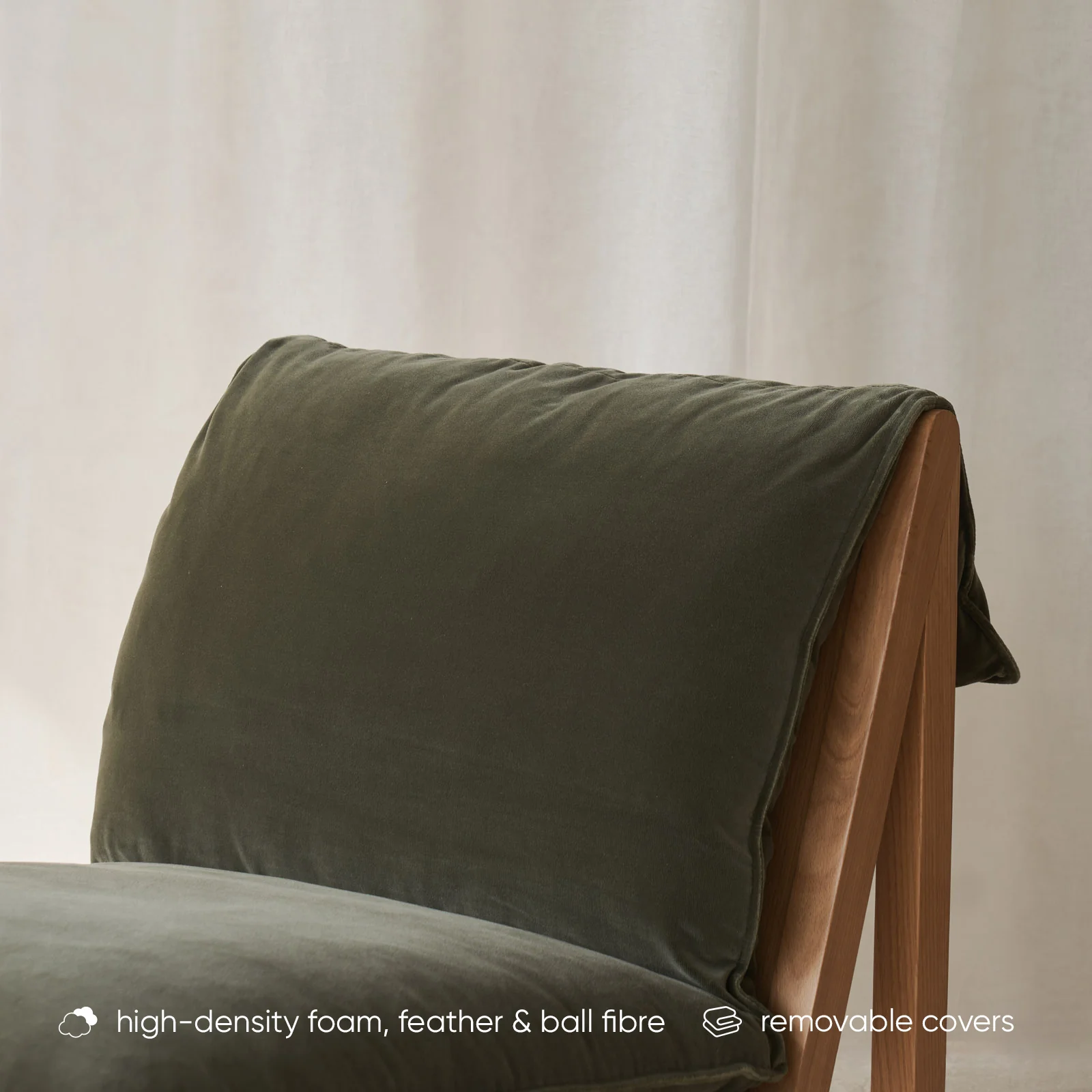 Cantaloupe Armchair | Bespoke Fabric - Image 2