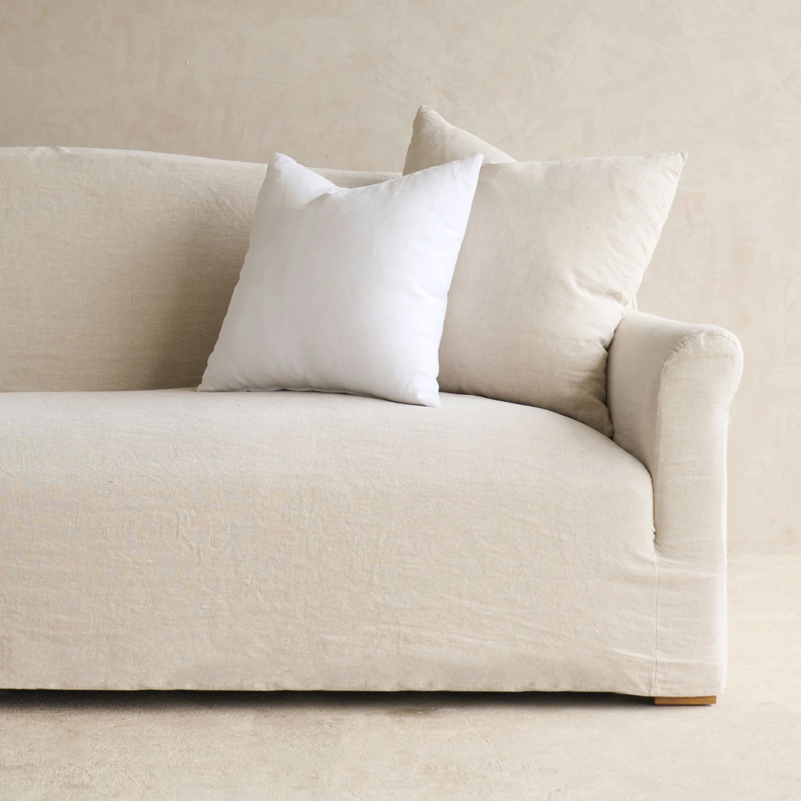 Cascina Fabric Sofa | Natural (230cm) - Image 2