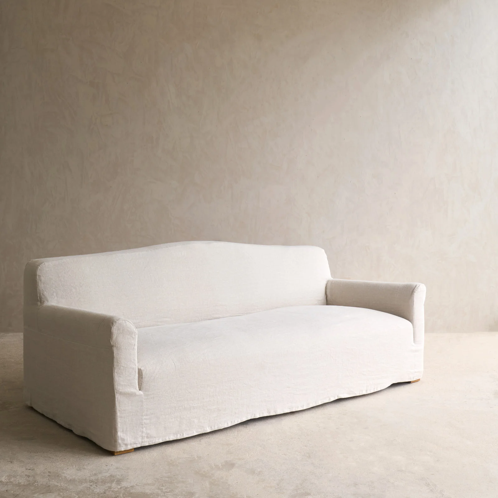 Cascina Fabric Sofa | Natural (230cm) - Image 9