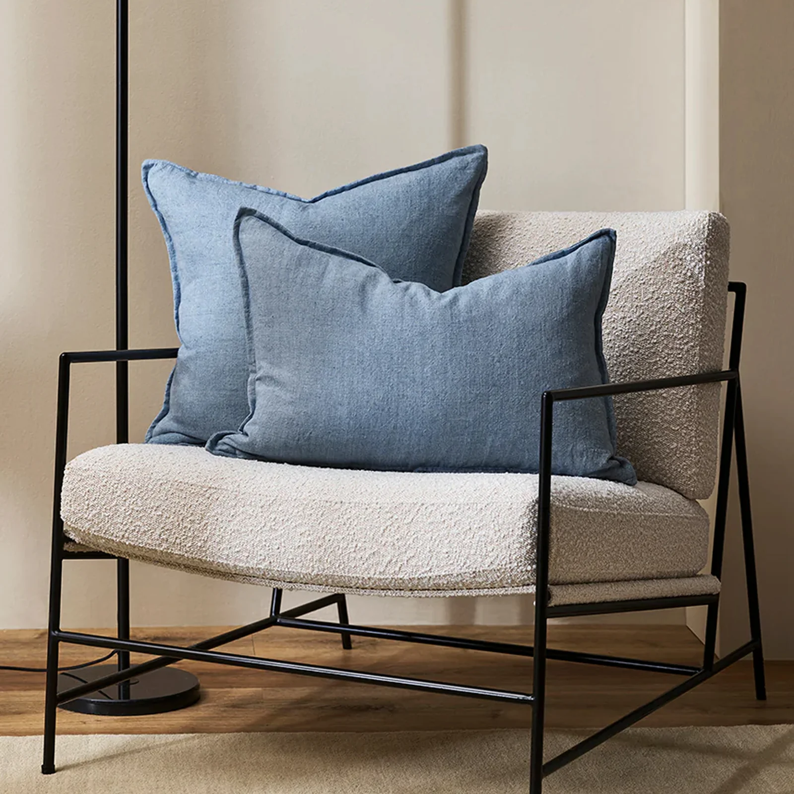 Cassia Cushion | Chambray - Image 3