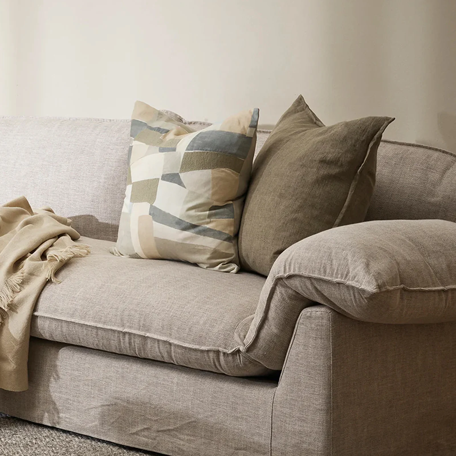 Cassia Cushion | Greige - Image 3