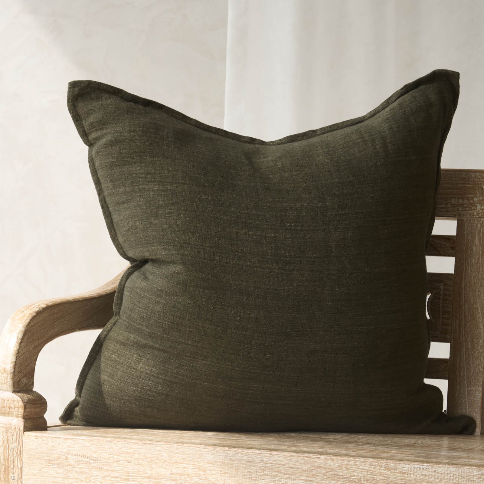 Cassia Cushion | Military (55 x 55cm)