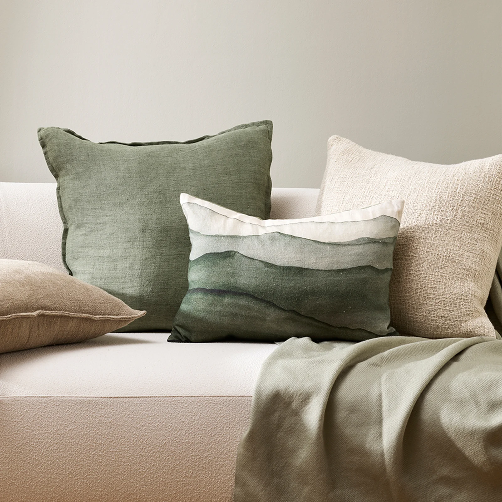Cassia Cushion | Moss - Image 3