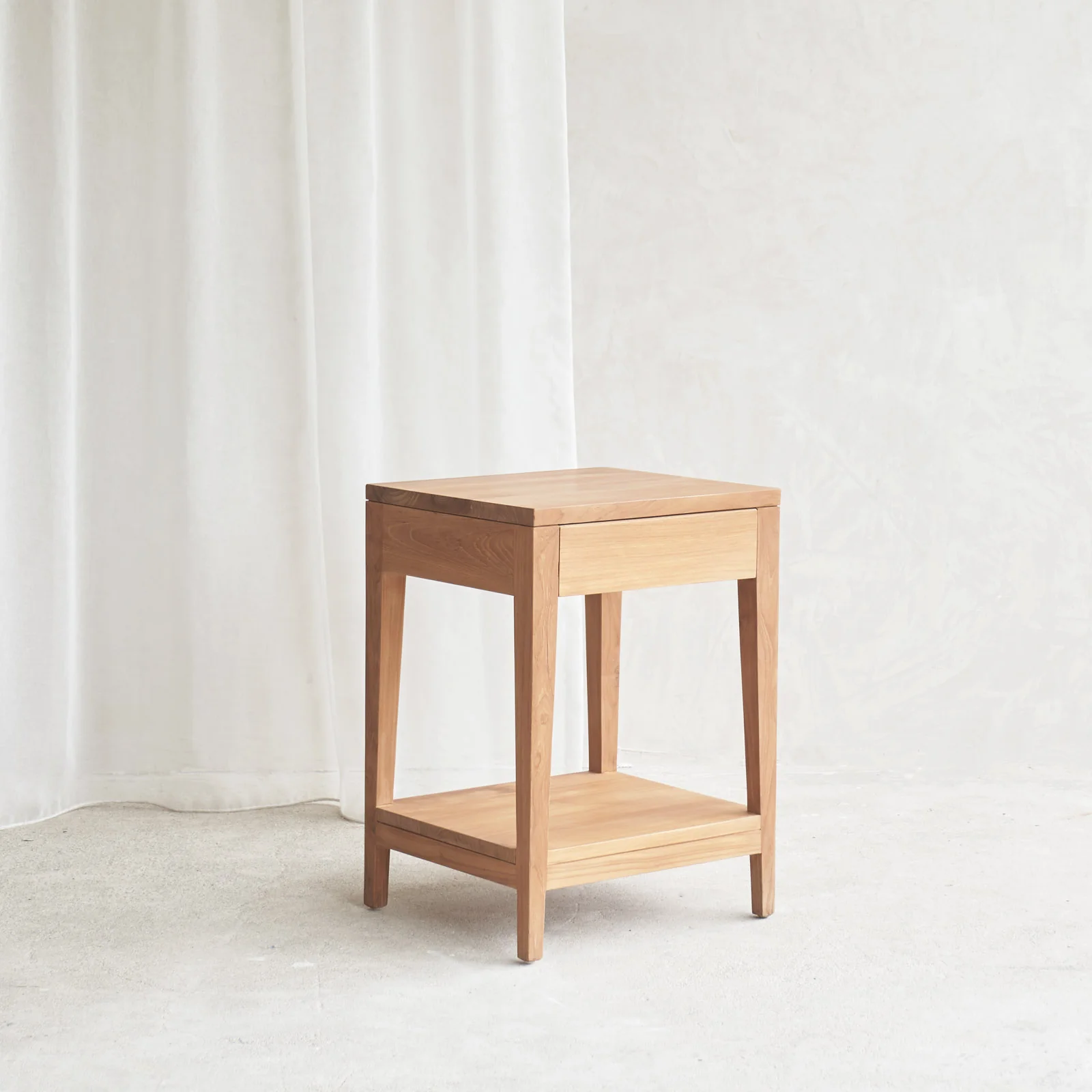 Catalina Bedside Table | Teak (63cm) - Image 5