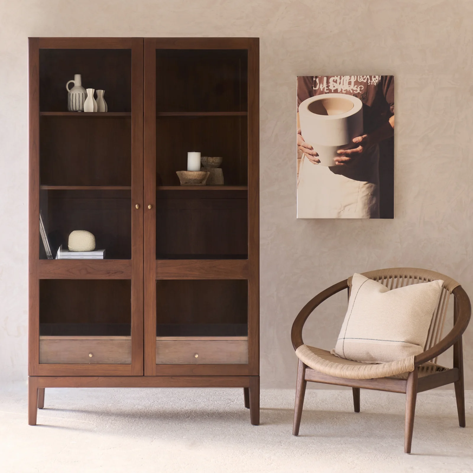 Catalina Cabinet | Dark Stained Teak (200cm)
