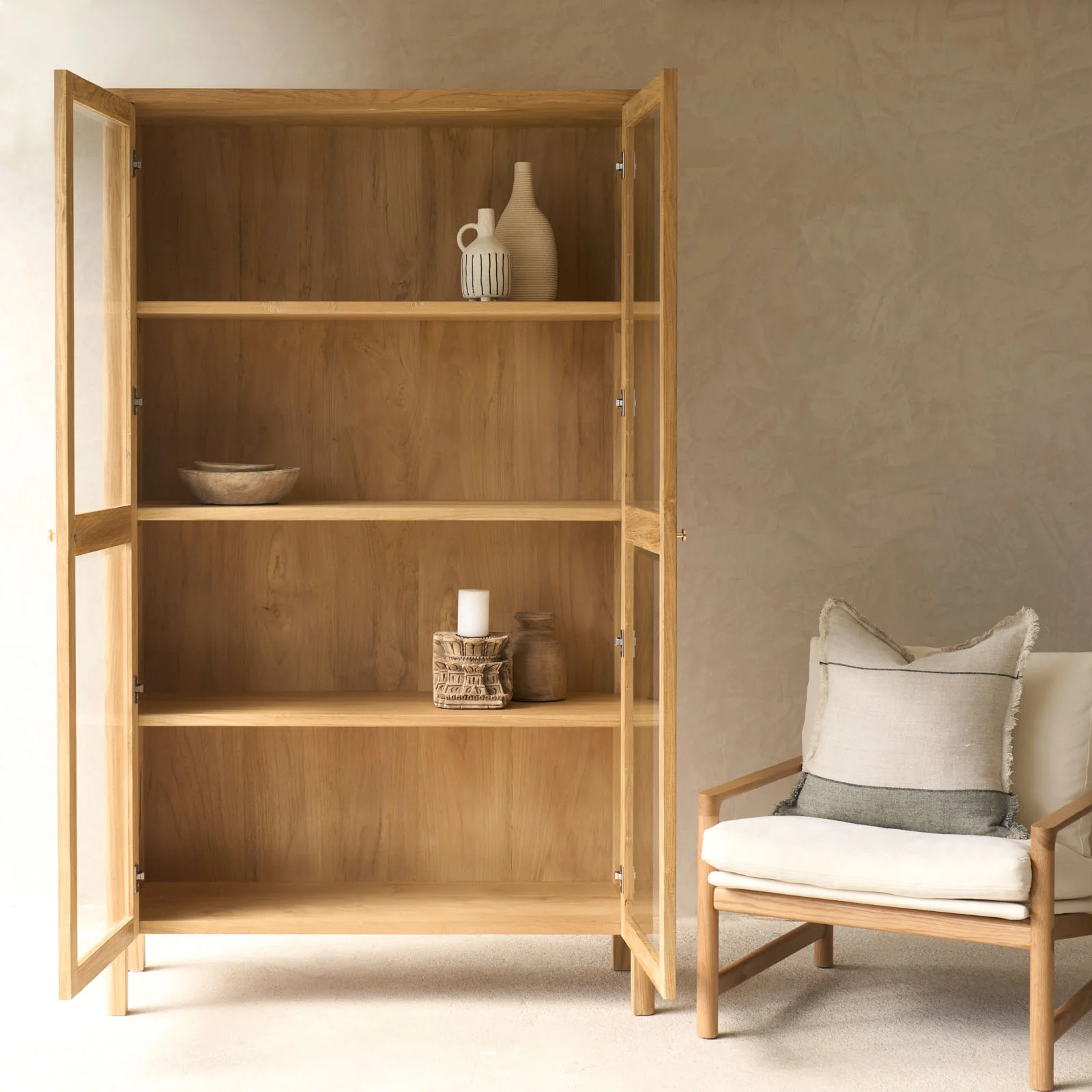 Cetara Cabinet | Natural - Image 2