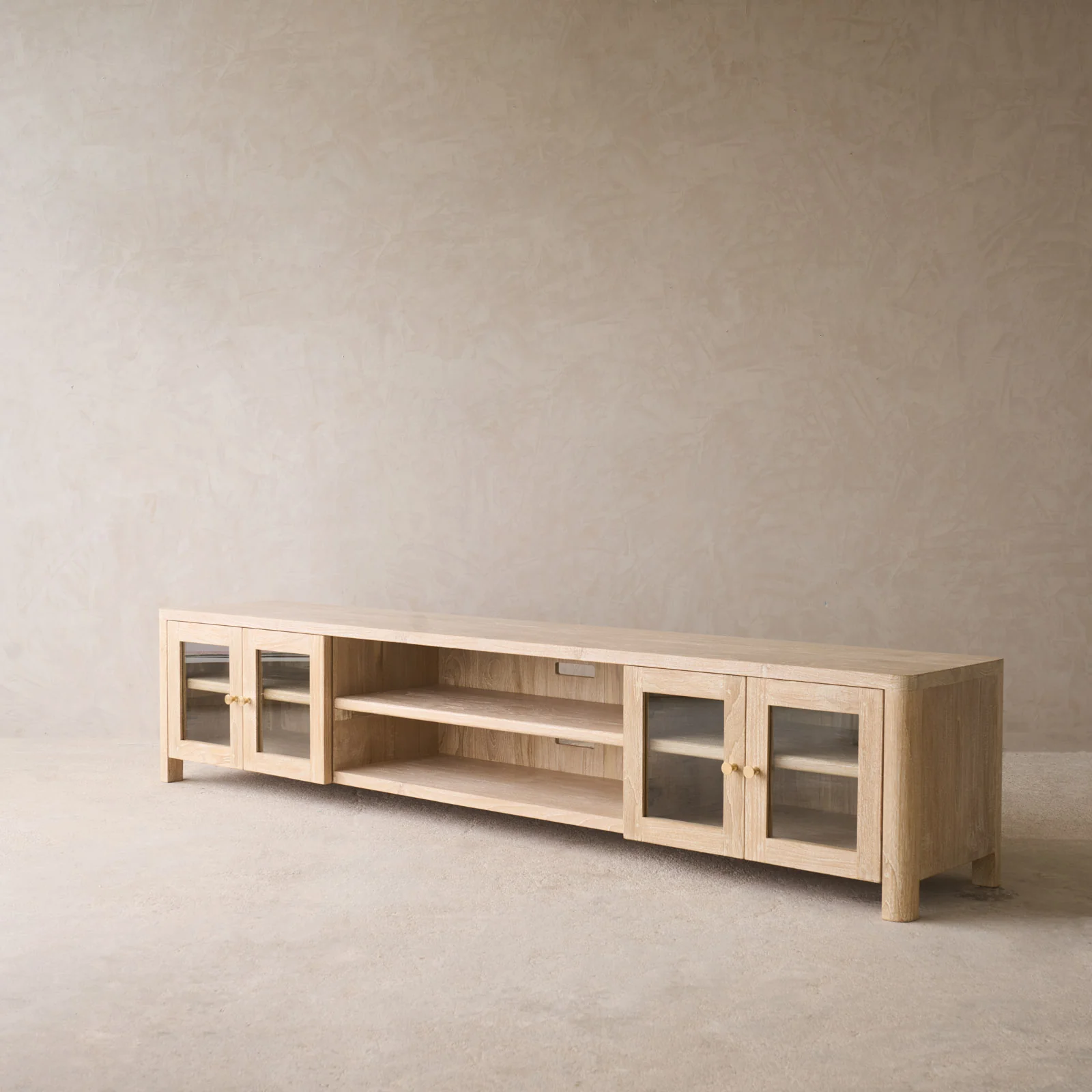 Cetara TV Console | Whitewash (220cm) - Image 4