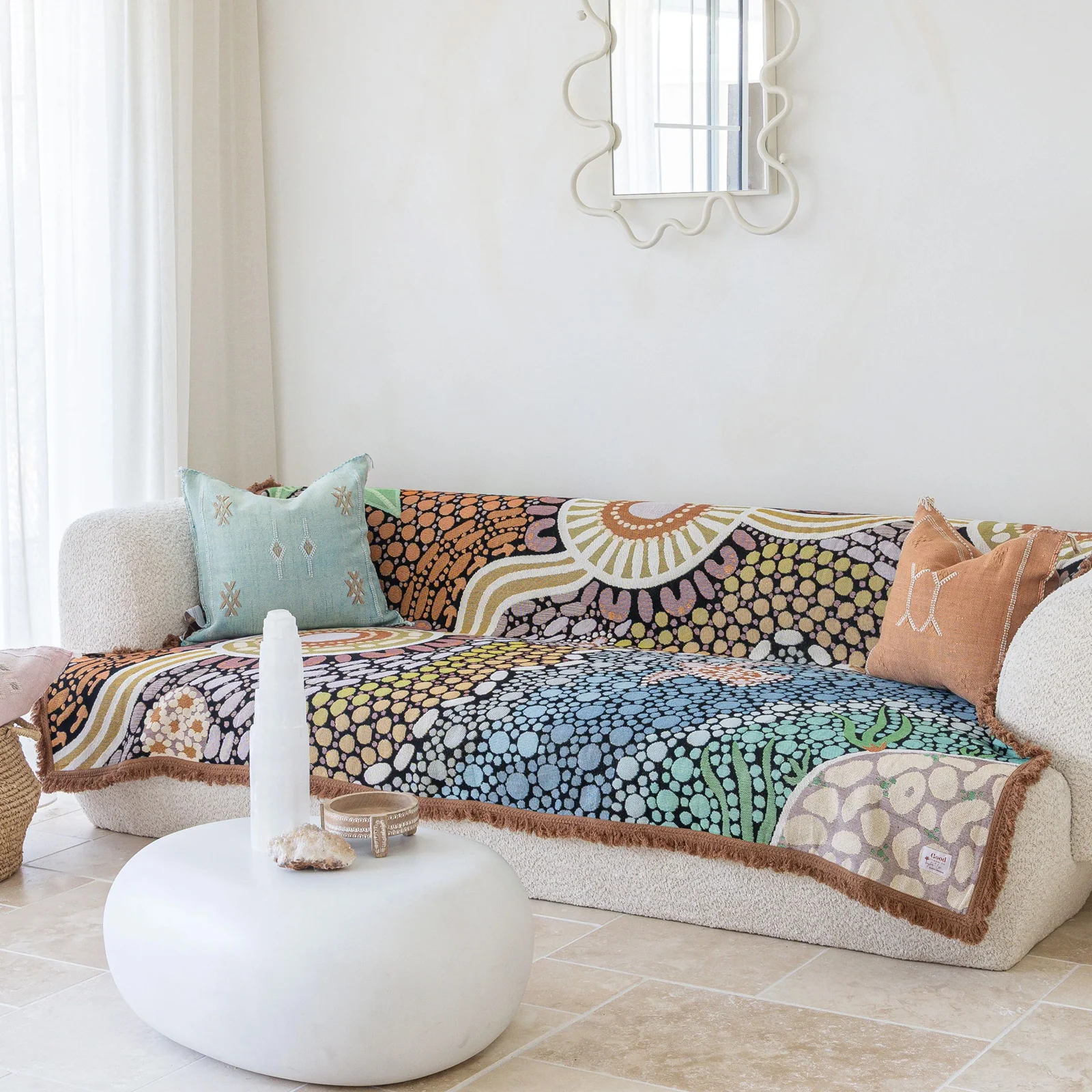 Cotton Throw | Buggeiri (220cm) - Image 2
