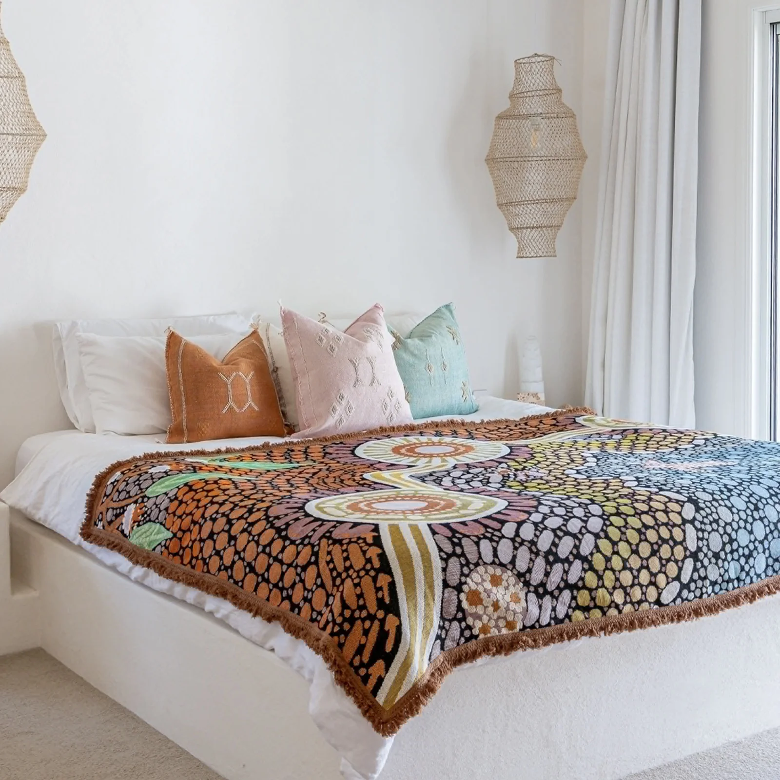 Cotton Throw | Buggeiri (220cm) - Image 3
