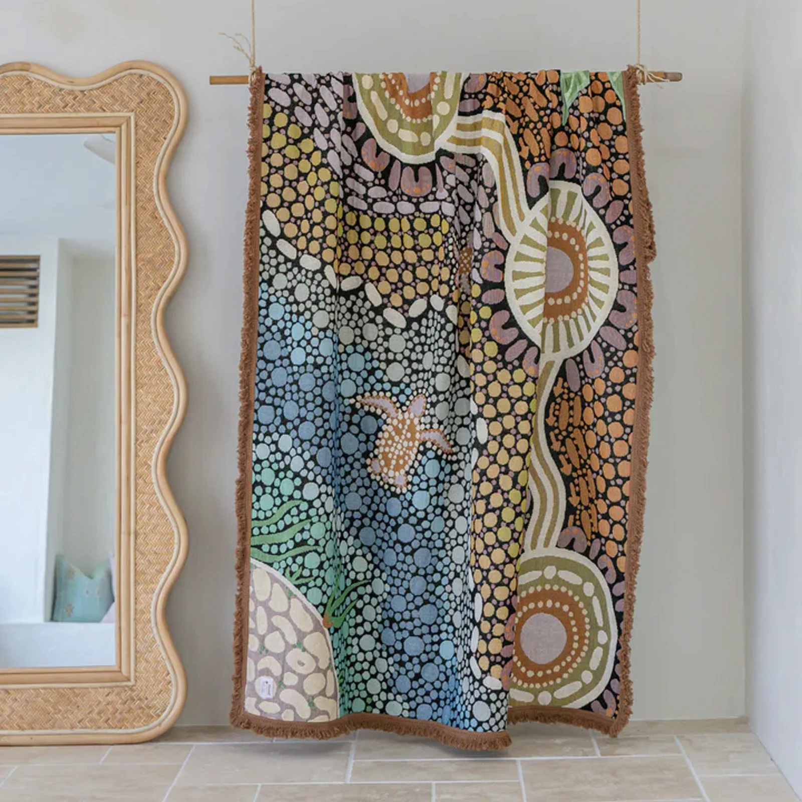Cotton Throw | Buggeiri (220cm) - Image 4