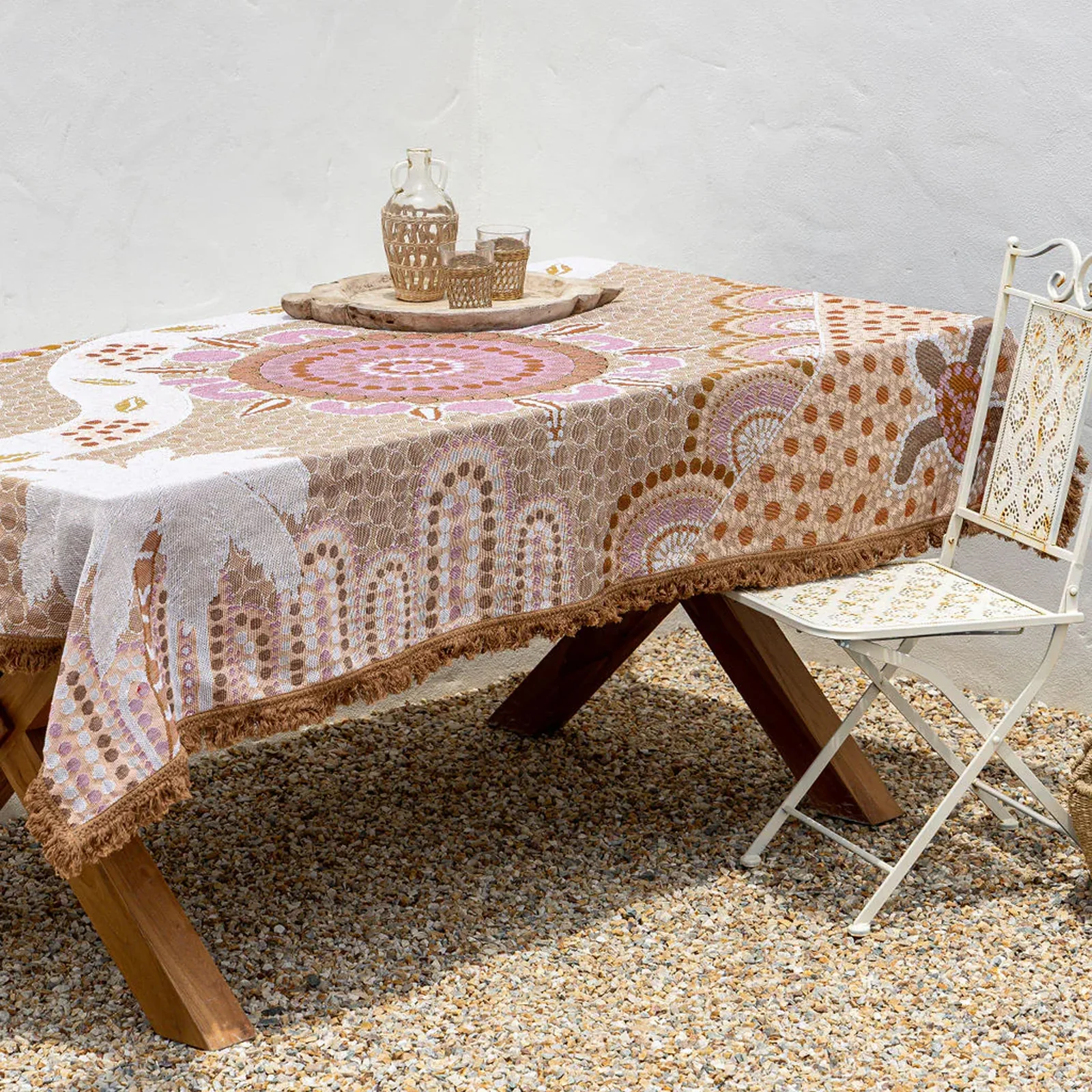 Cotton Throw | The Drift of Our Elders (220cm) - Image 3