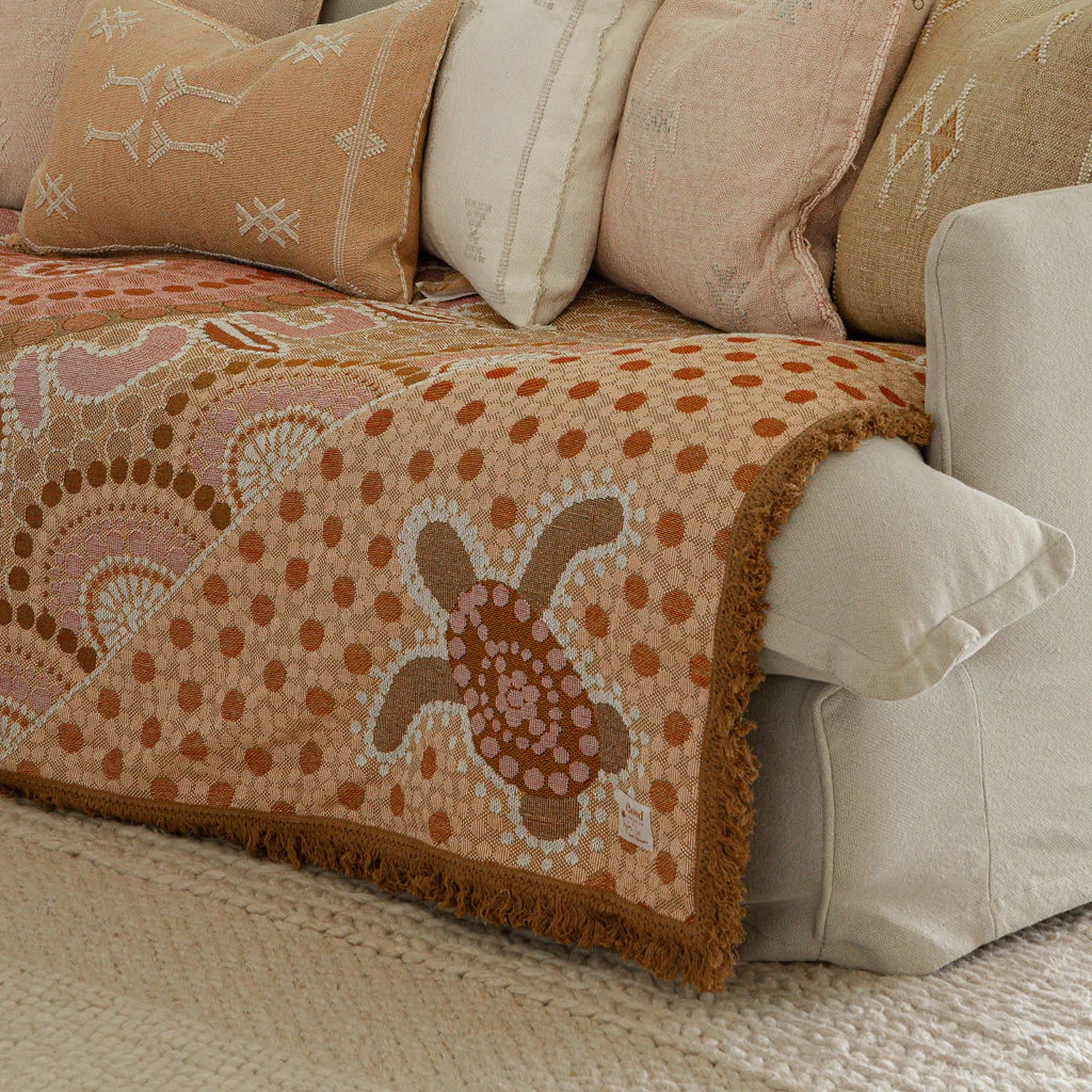 Cotton Throw | The Drift of Our Elders (220cm) - Image 4