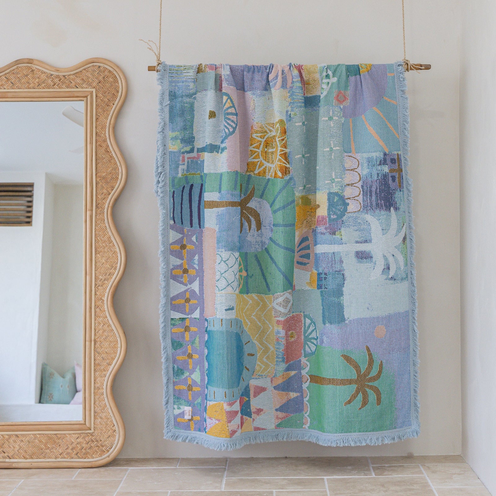 Cotton Throw | Rock The Kasbah (220cm) - Image 3
