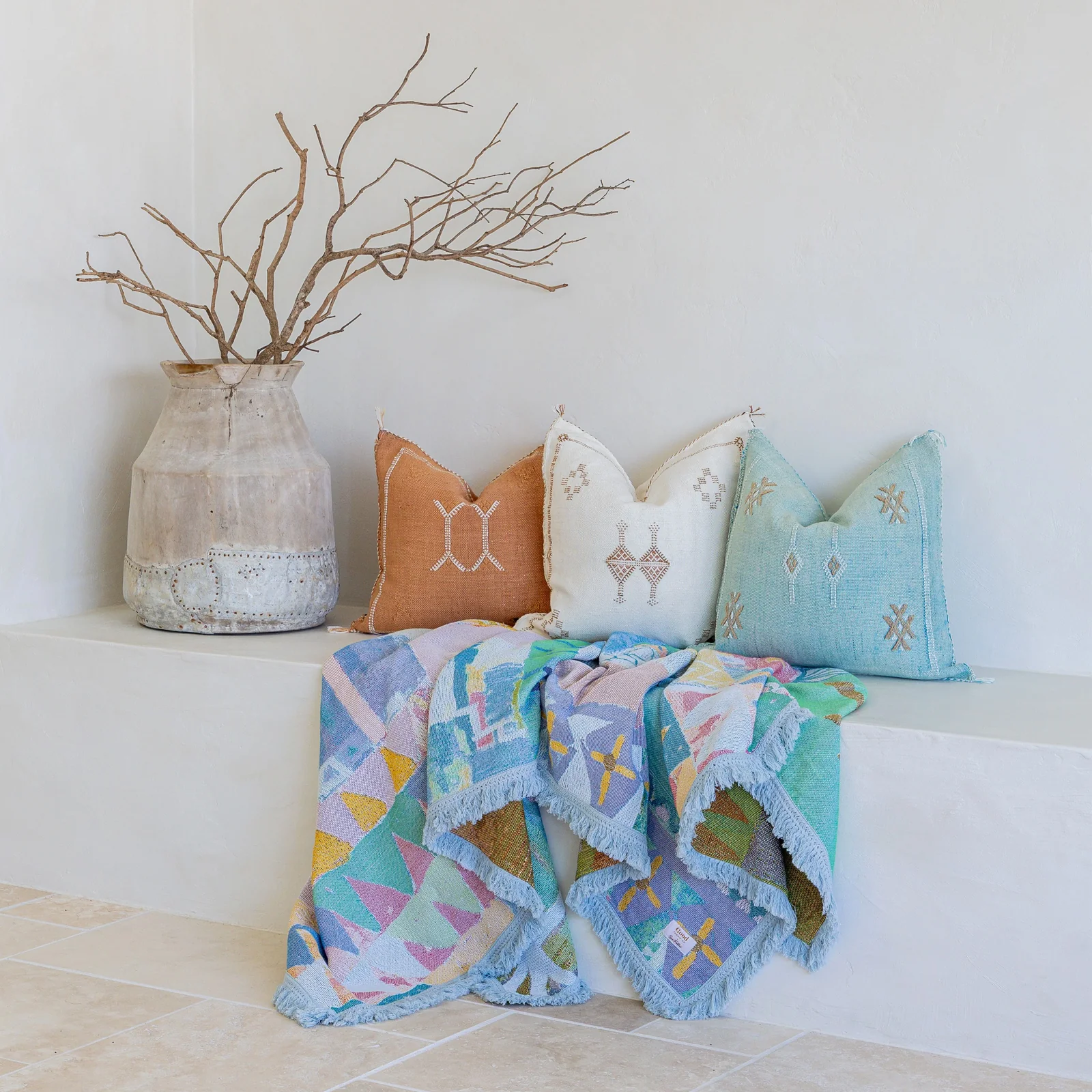 Cotton Throw | Rock The Kasbah (220cm) - Image 4