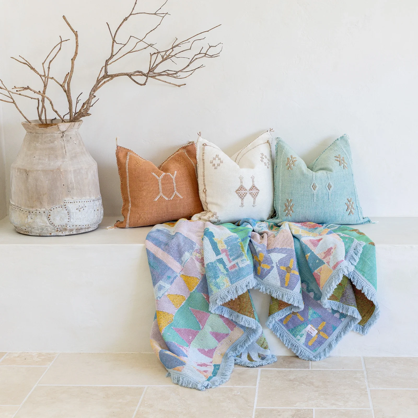 Cotton Throw | Rock The Kasbah (220cm) - Image 8