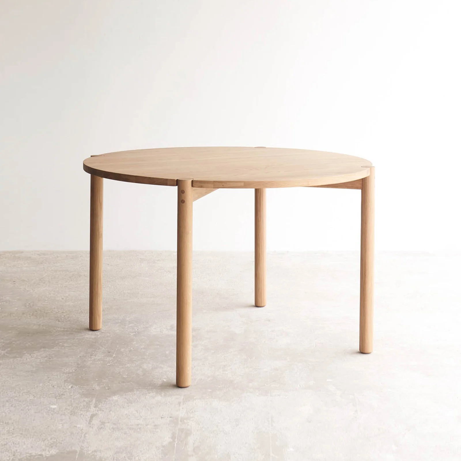 Cove Round Dining Table | Oak - Natural (120cm) - Image 4