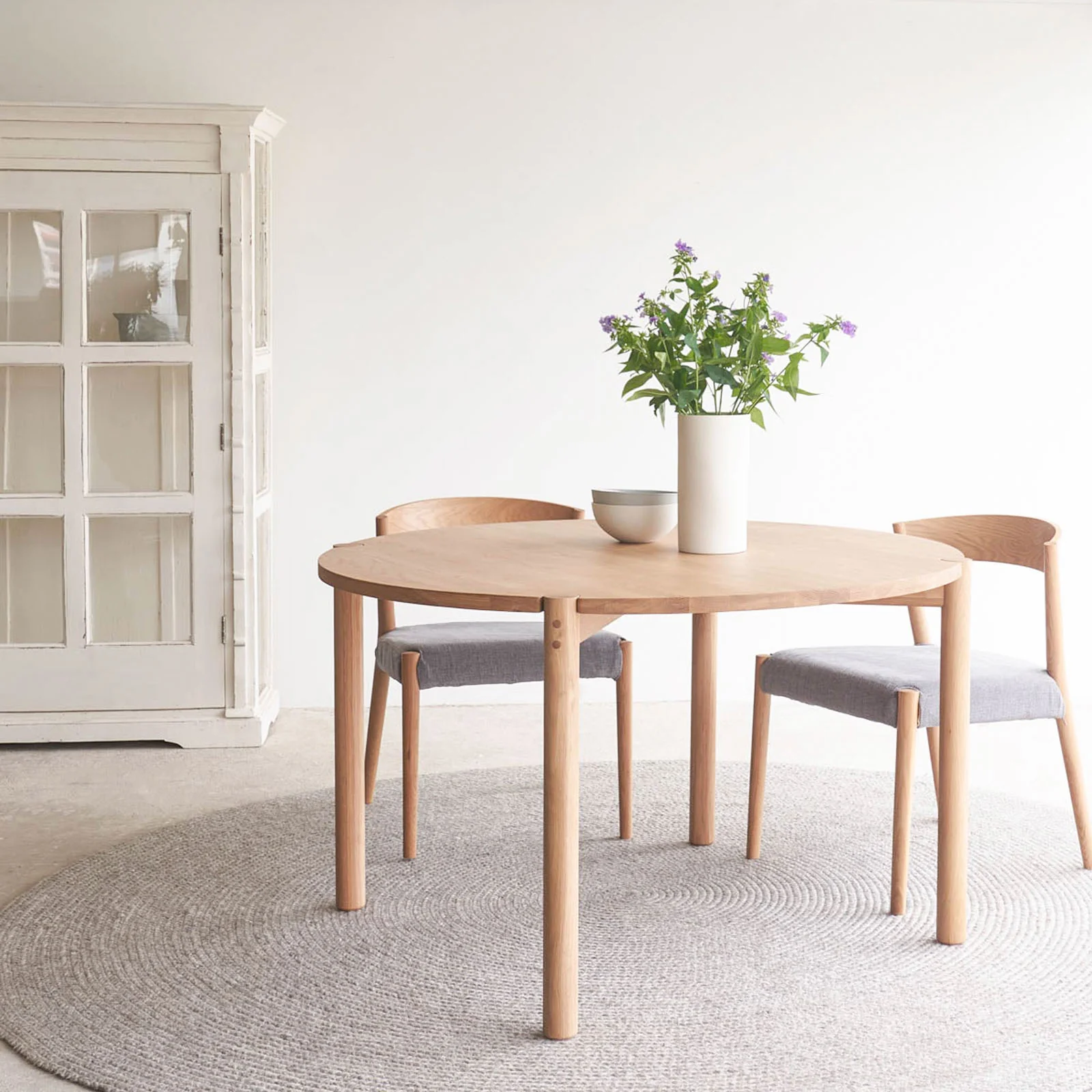 Cove Round Dining Table | Oak - Natural (120cm) - Image 5