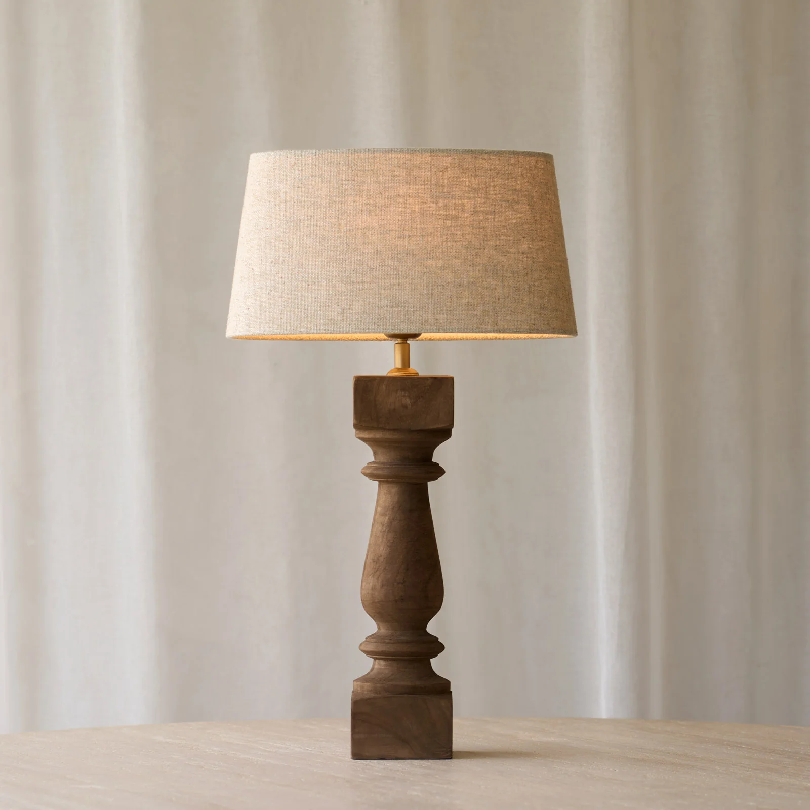 Cumani Table Lamp | Dark Brown (47cm) - Image 4