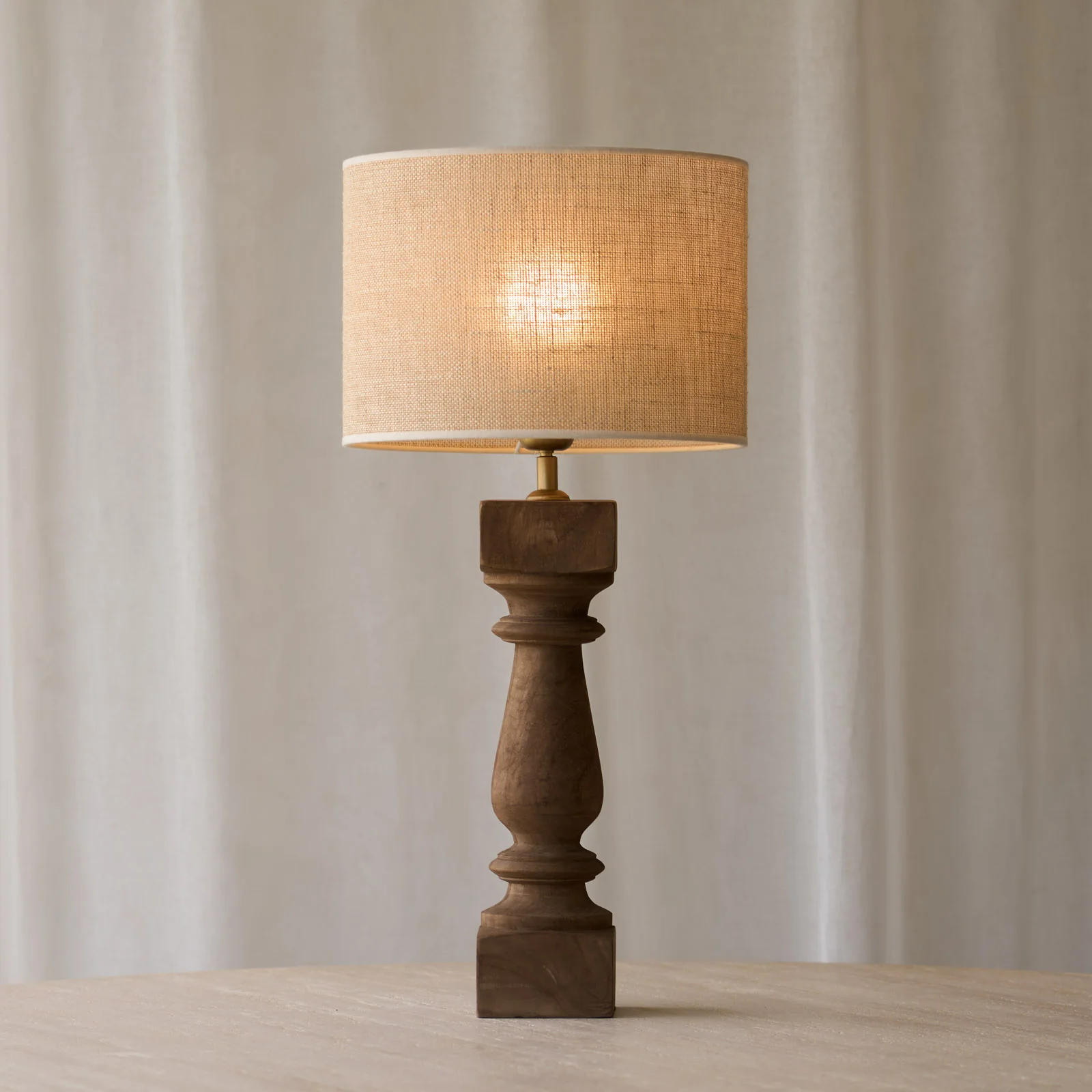 Cumani Table Lamp | Dark Brown (47cm) - Image 6