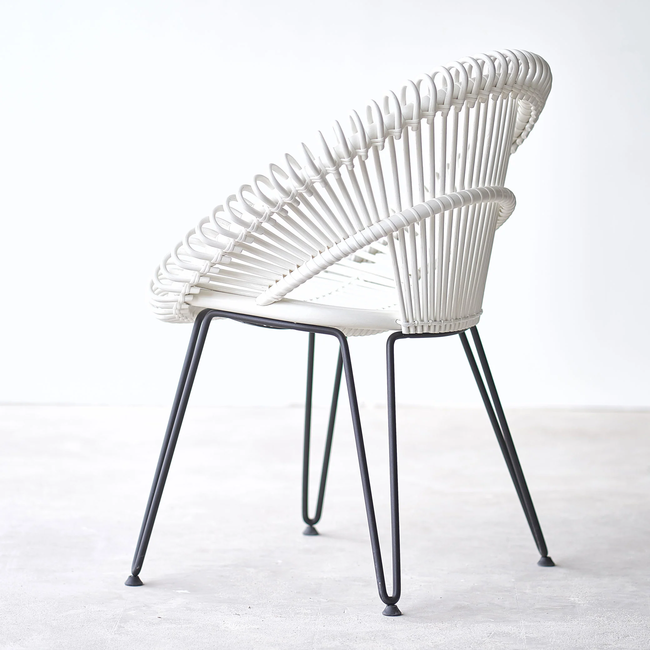 Curly Dining Chair | White - Image 4