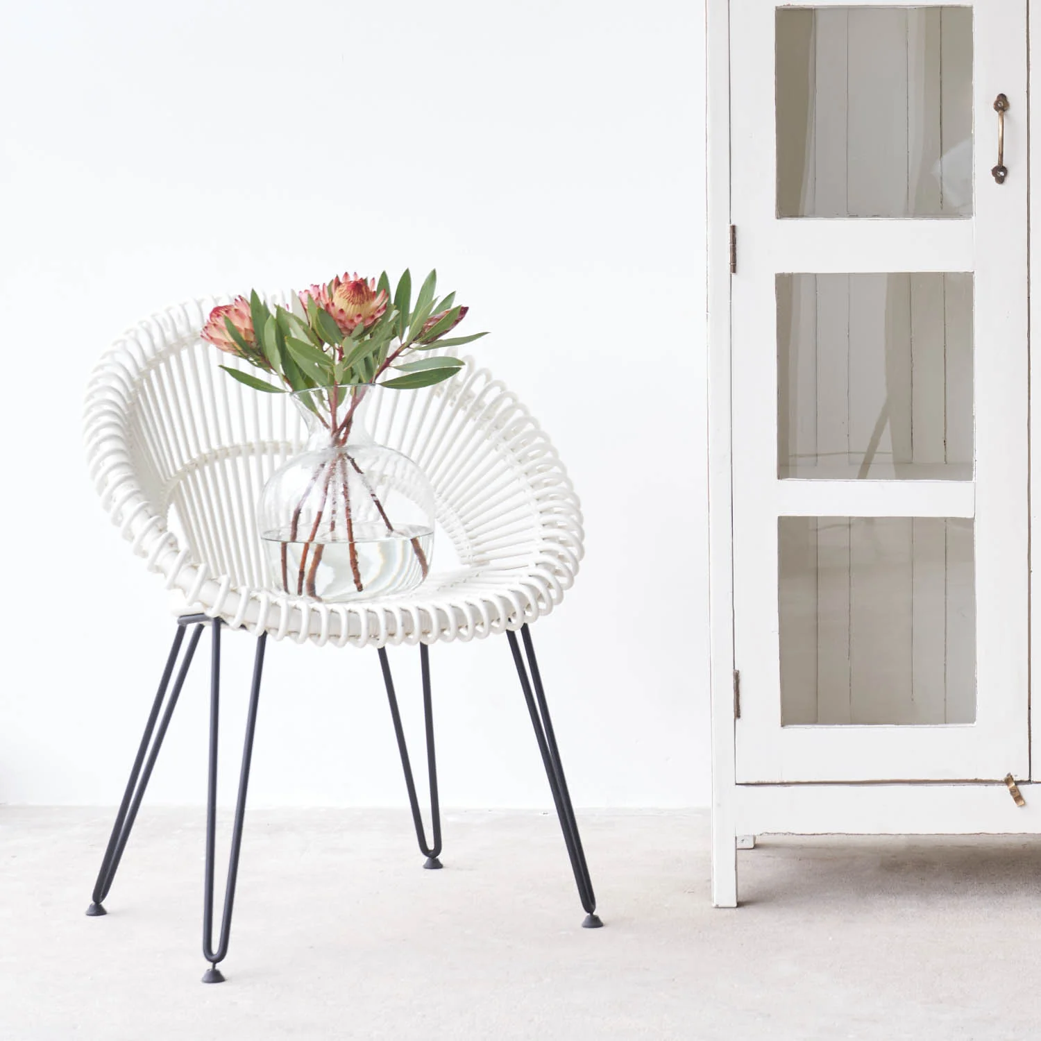 Curly Dining Chair | White - Image 5