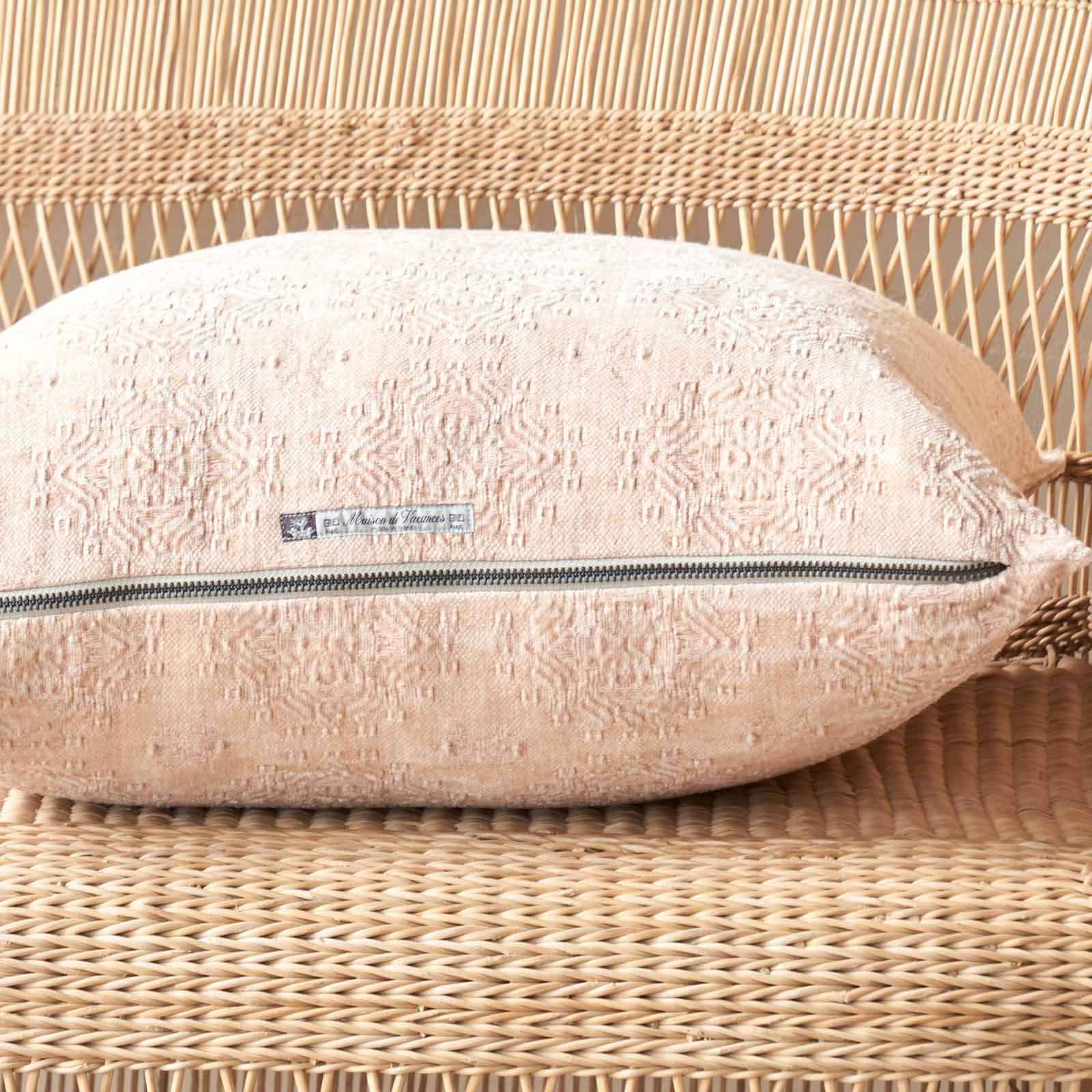 Jacquard Cushion | Stone Washed Kilim - Biche (50 x 50cm) - Image 2