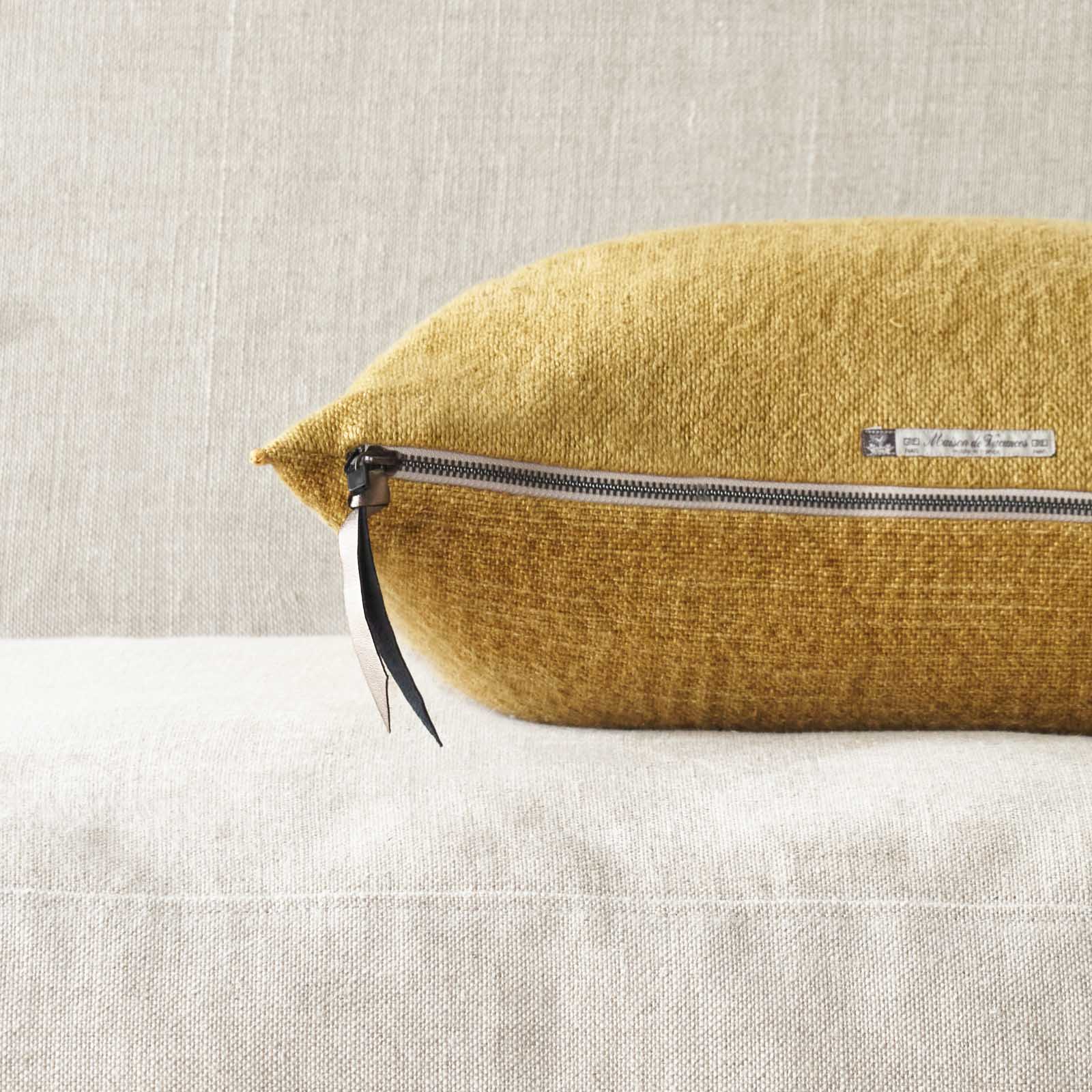 Nomade Cushion | Canvas - Ocre (50 x 50cm) - Image 2