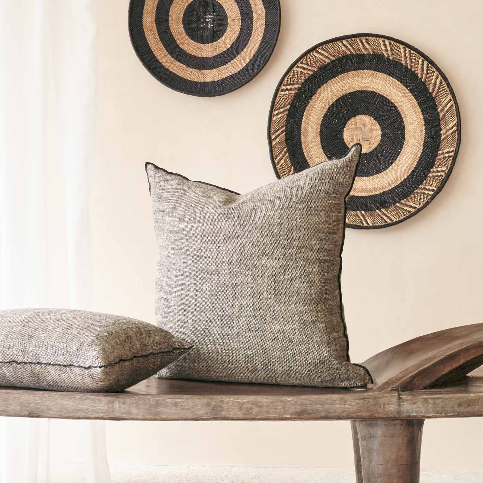 Rustique Cushion | Canvas - Chinée Naturel