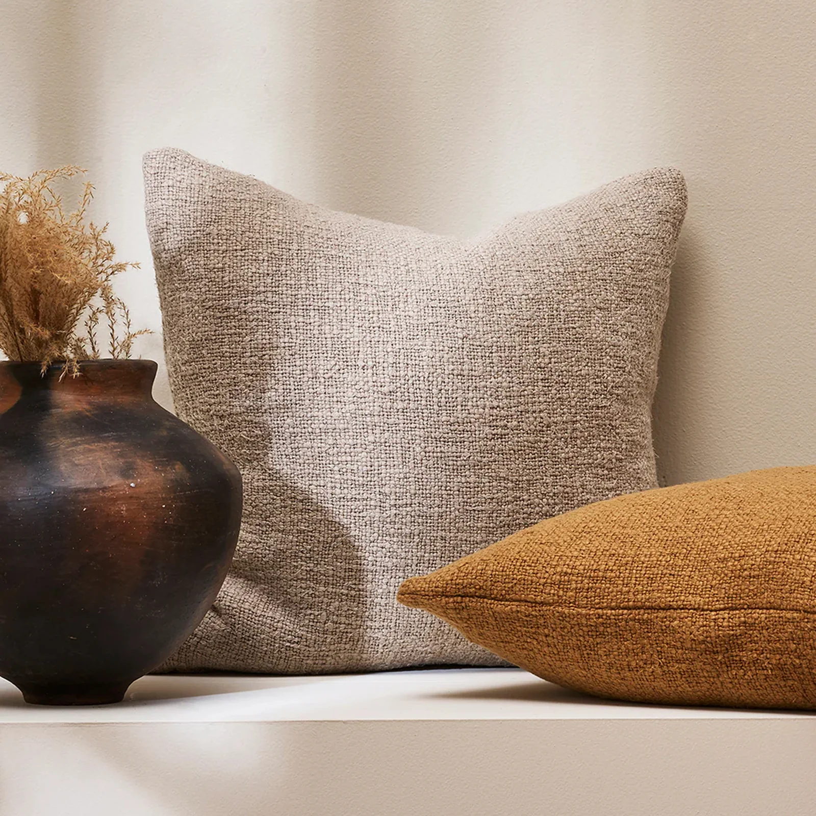 Cyprian Cushion | Pebble (50 x 50cm) - Image 3