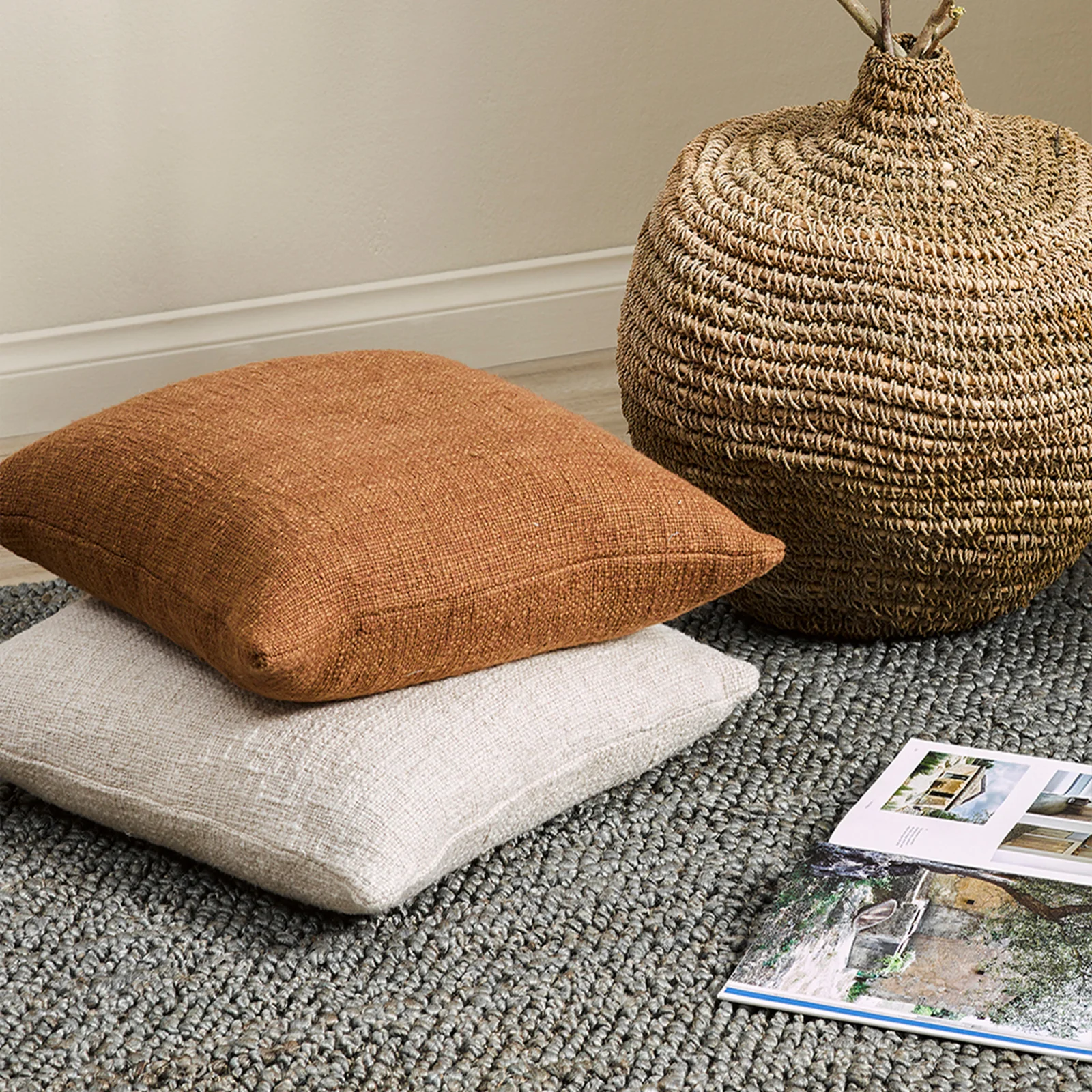 Cyprian Cushion | Treacle (50 x 50cm) - Image 4