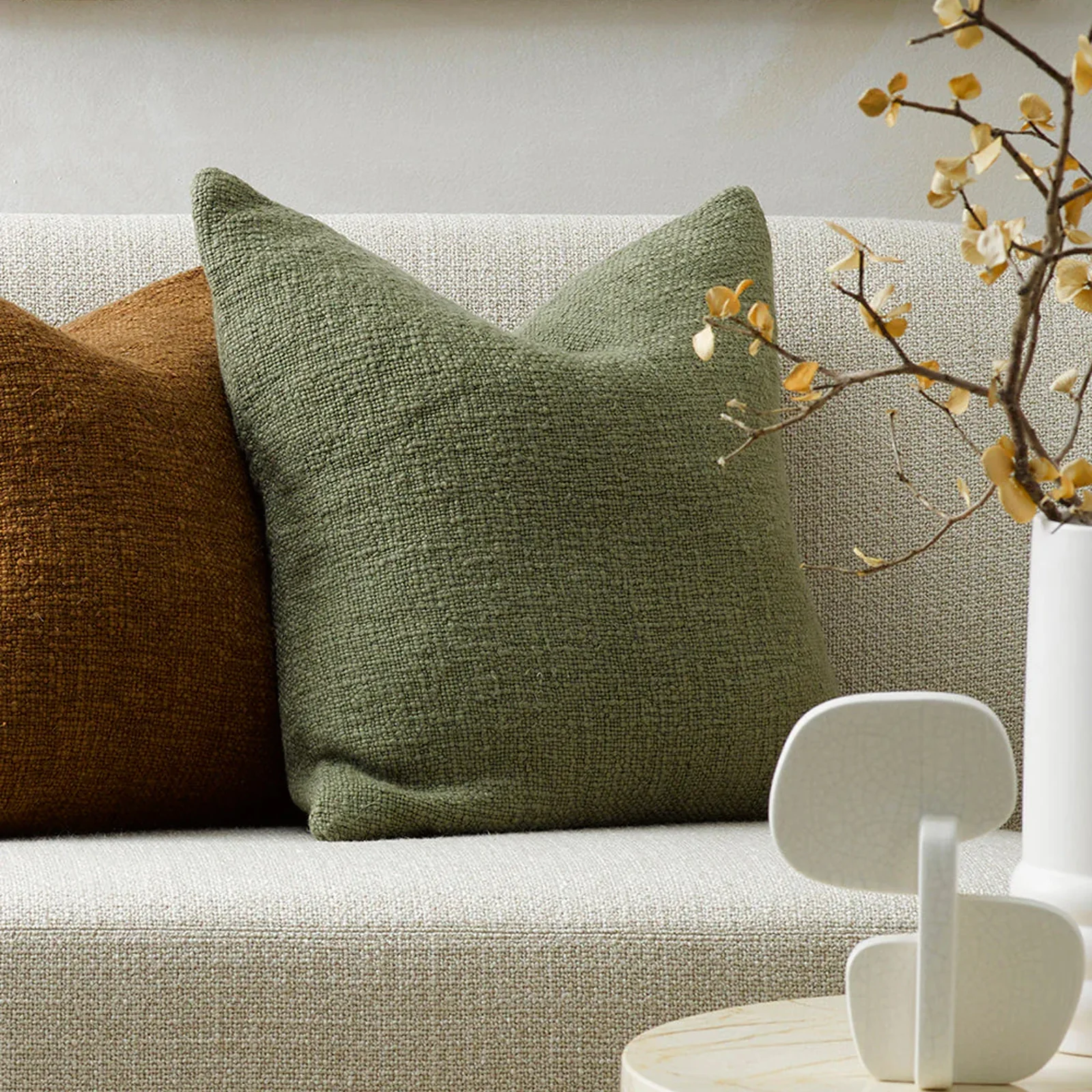 Cyprian Cushion | Willow (50 x 50cm) - Image 3