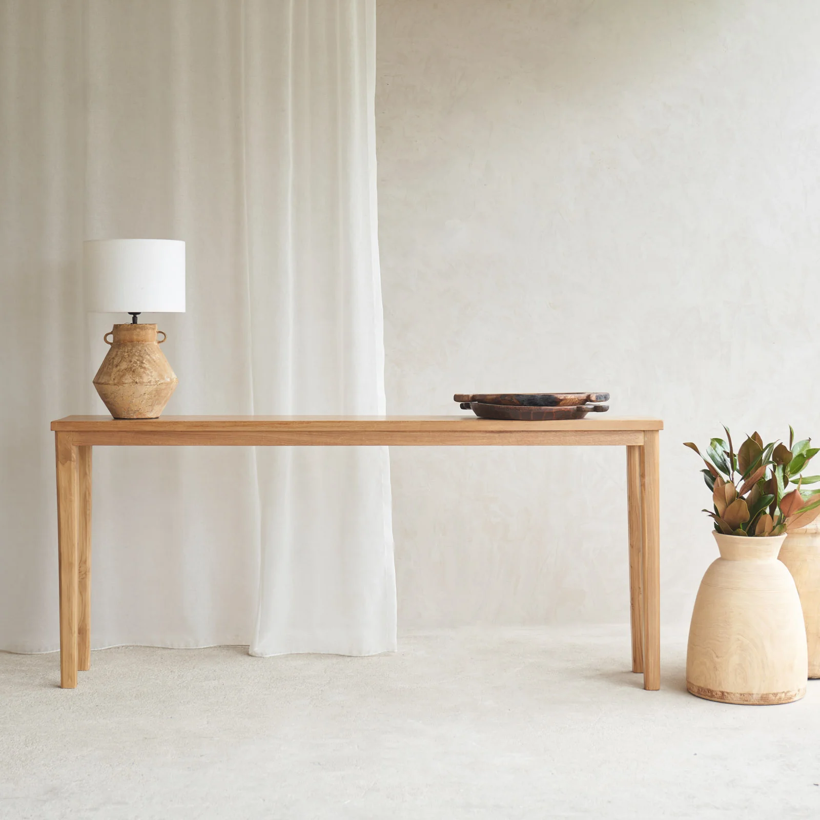 Rustic Java Teak Console | Natural - Image 6