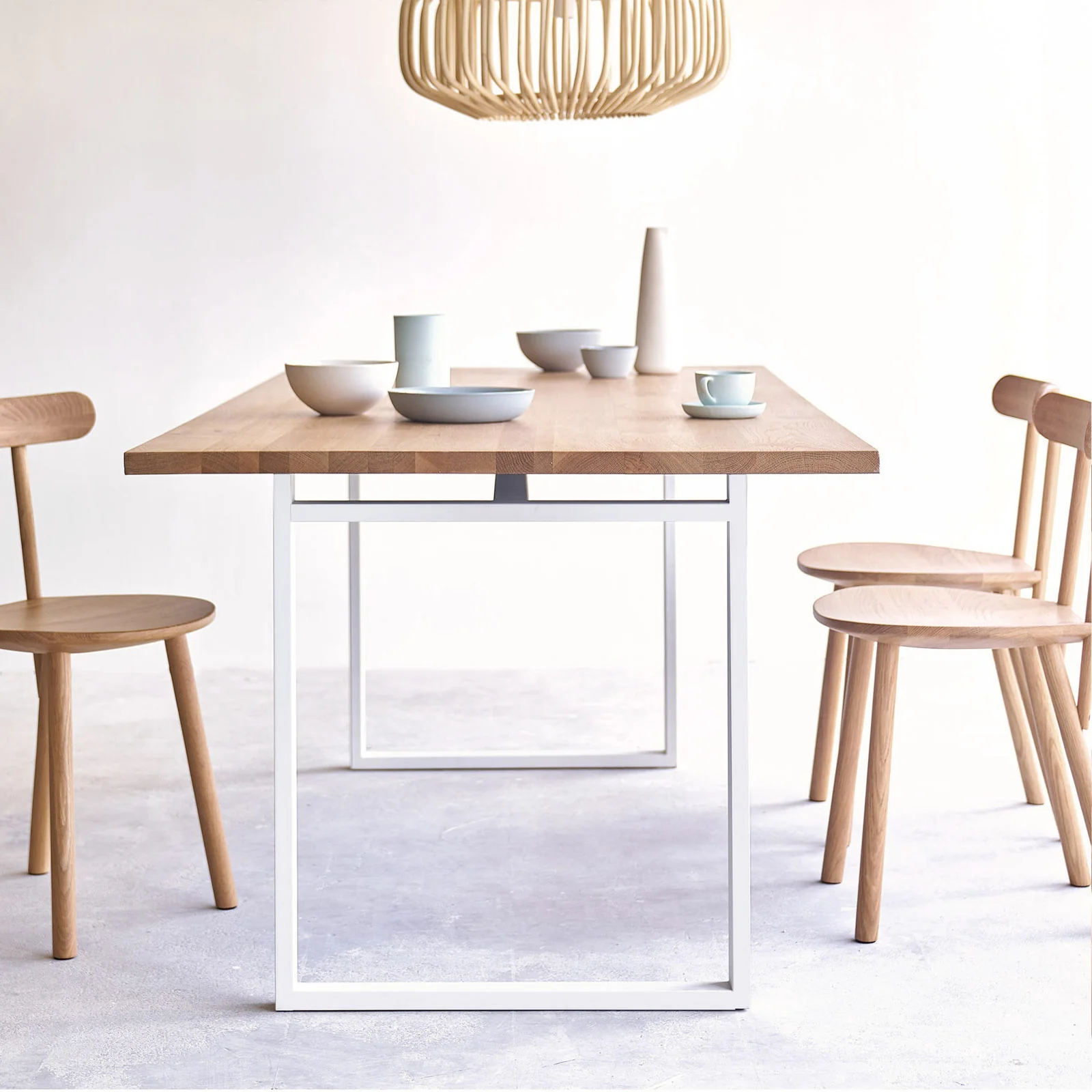 Dining Table | Oak with U-Base - Image 4