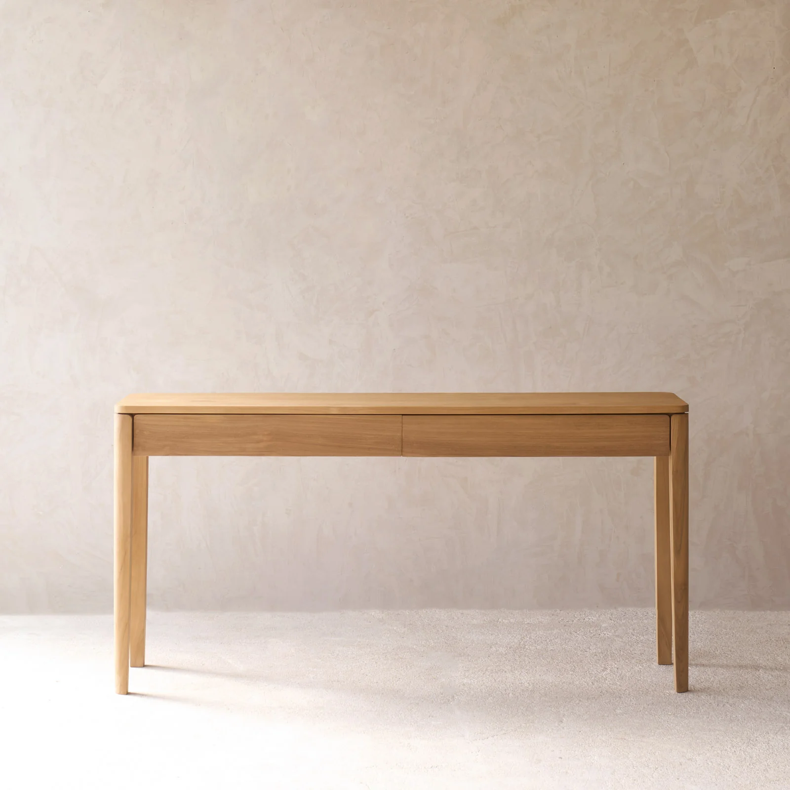 Dolce Console Table with Drawers | Teak (150cm) - Image 3