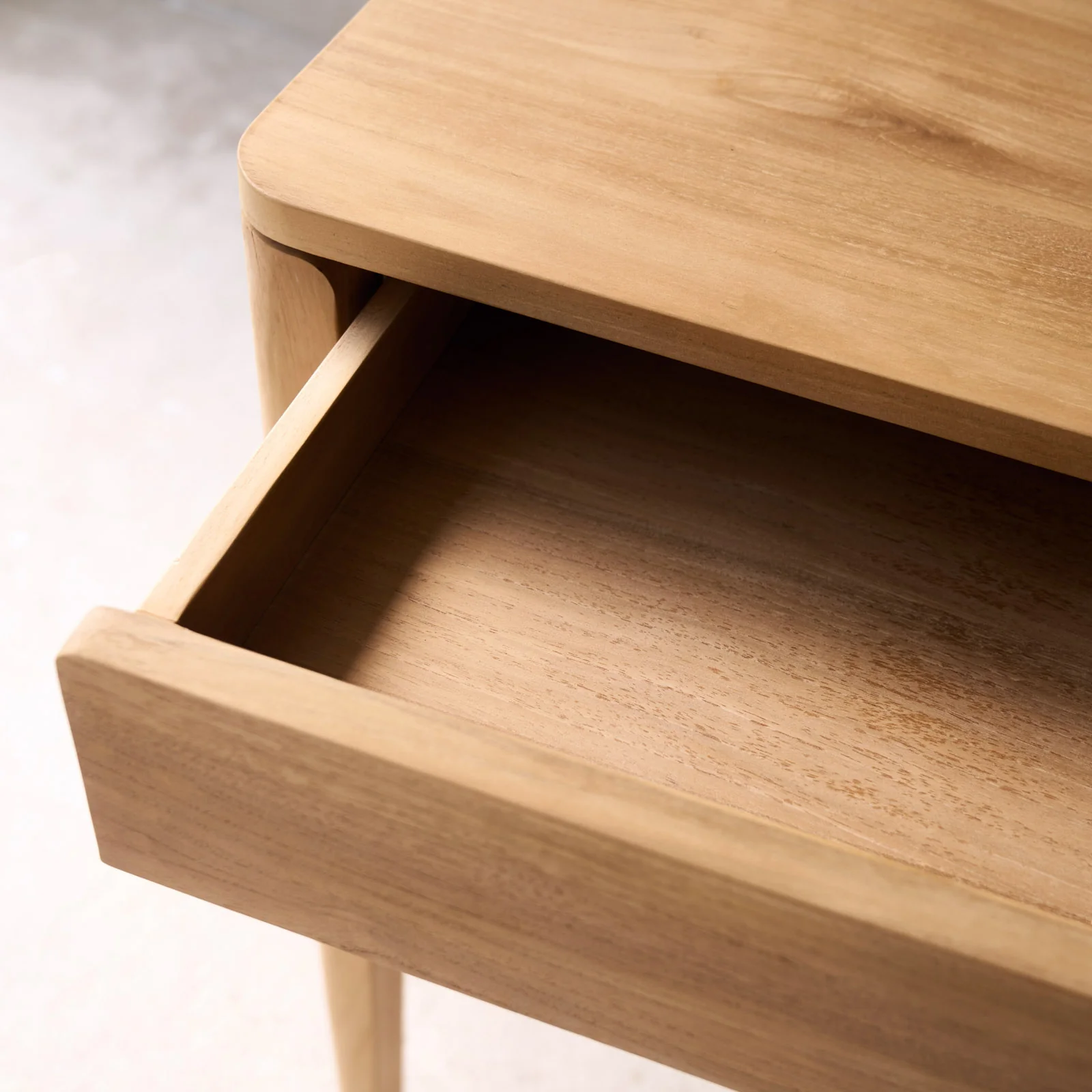 Dolce Console Table with Drawers | Teak (150cm) - Image 6