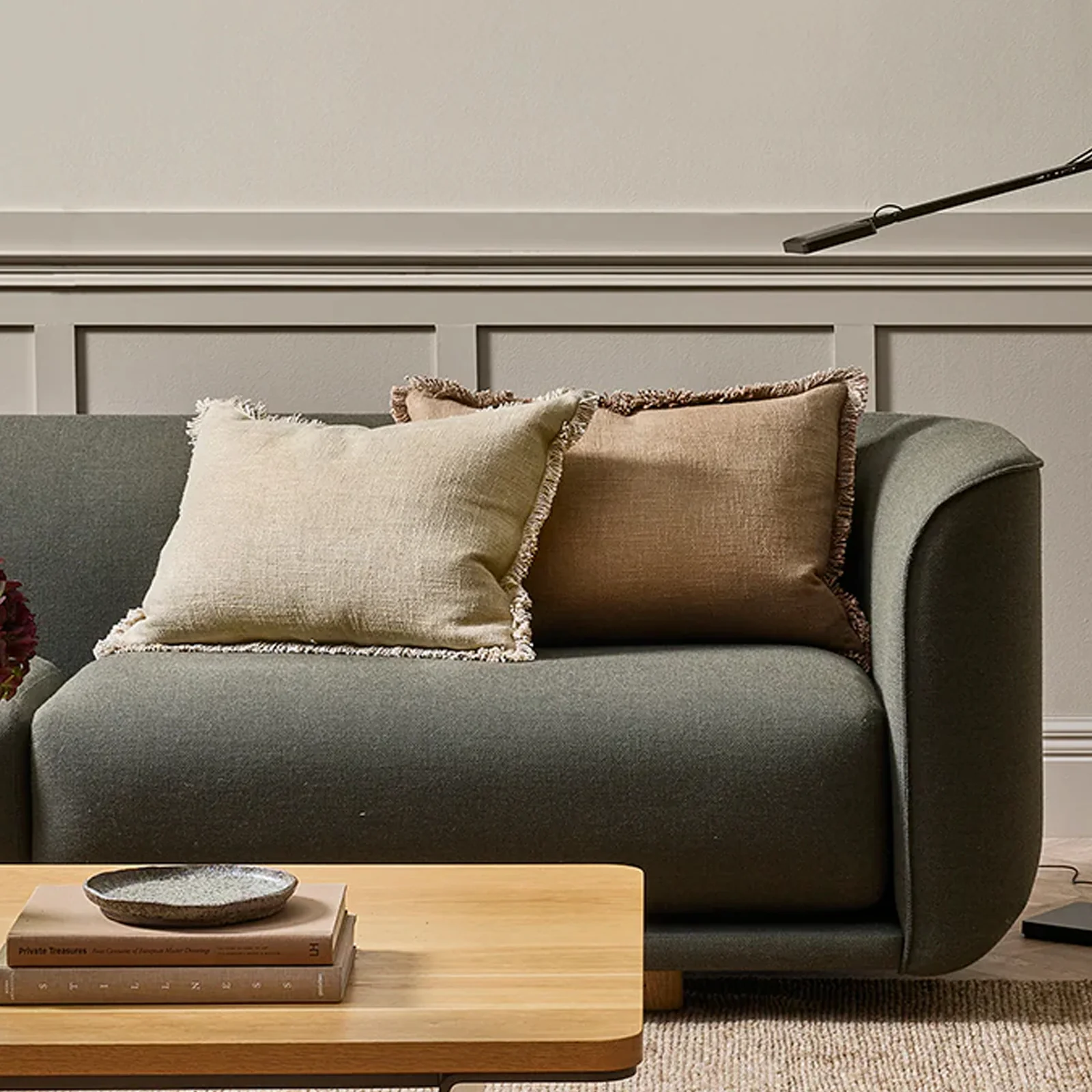 Dover Cushion | Natural (40 x 60cm) - Image 5