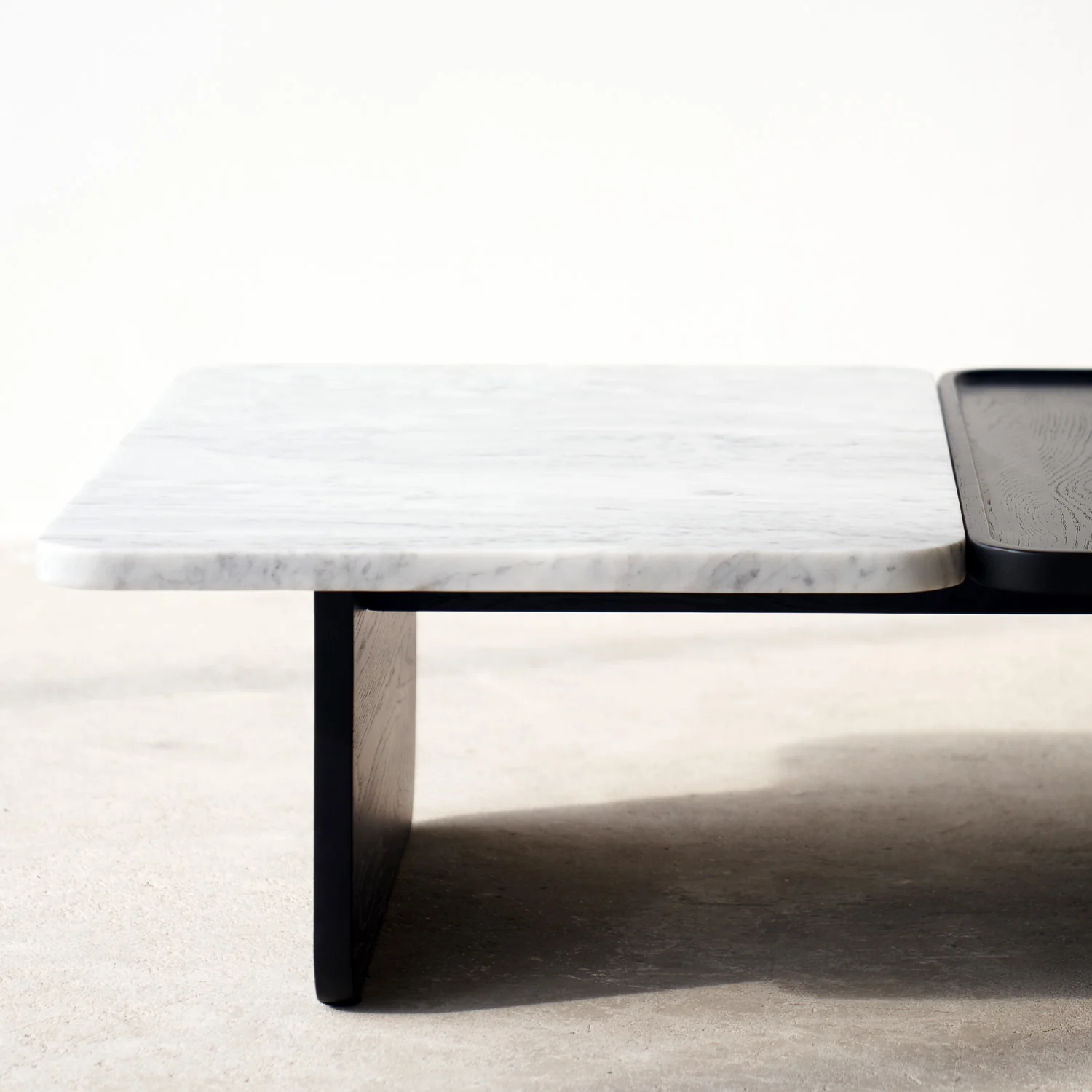 Duo Coffee Table | Marble & Oak - Image 13