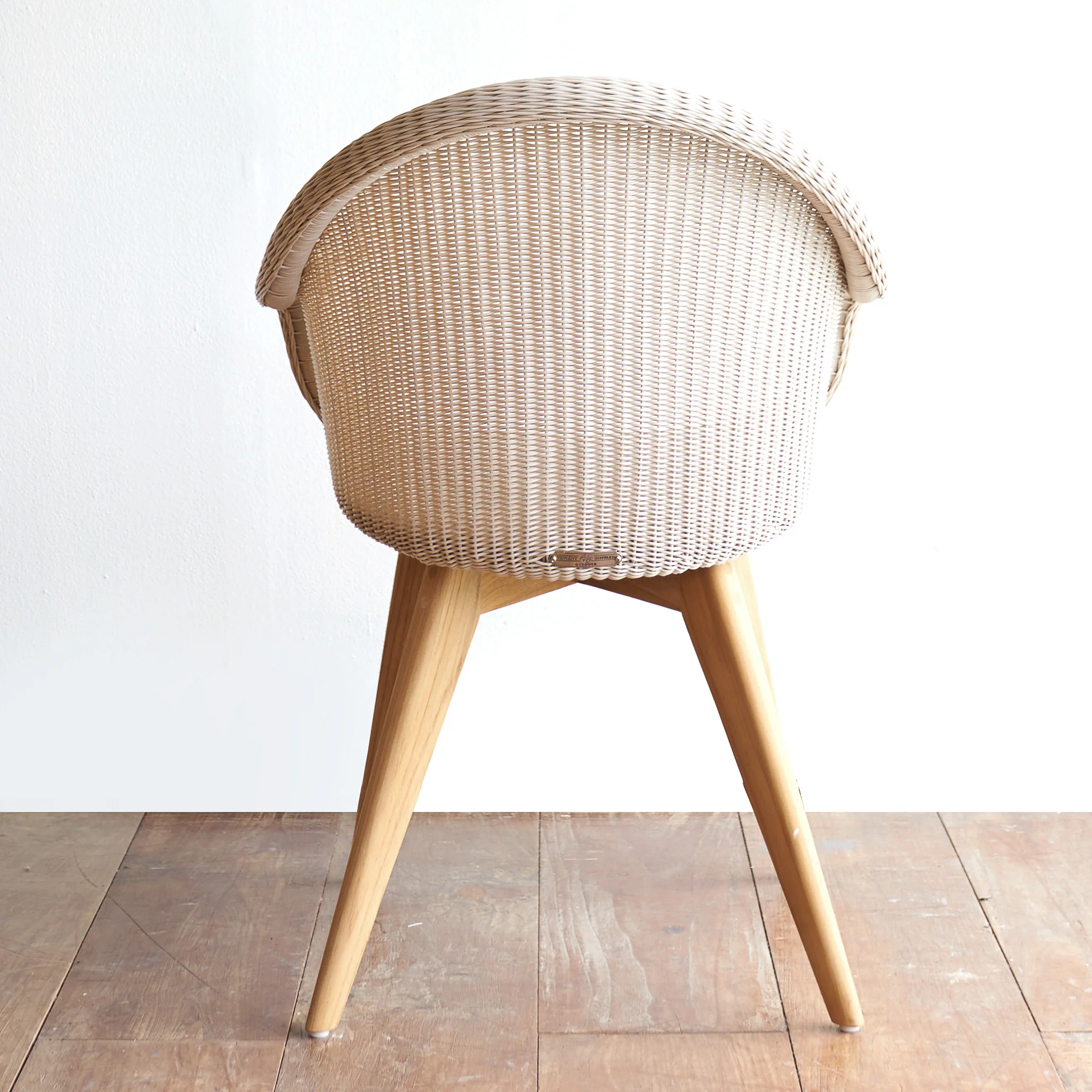 Edgard Outdoor Dining Chair | Teak - Old Lace - Image 3