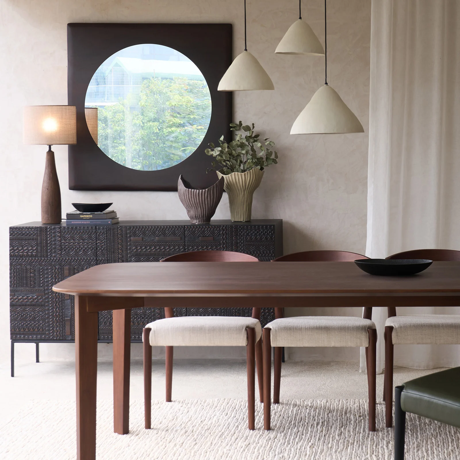 Elimo Hanging Lamp | Cream - Image 3