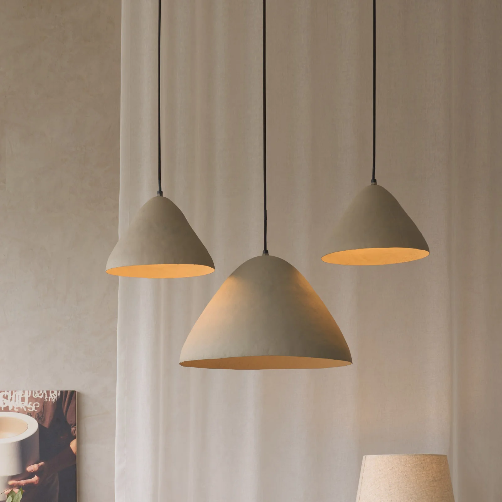Elimo Hanging Lamp | Light Grey - Image 6