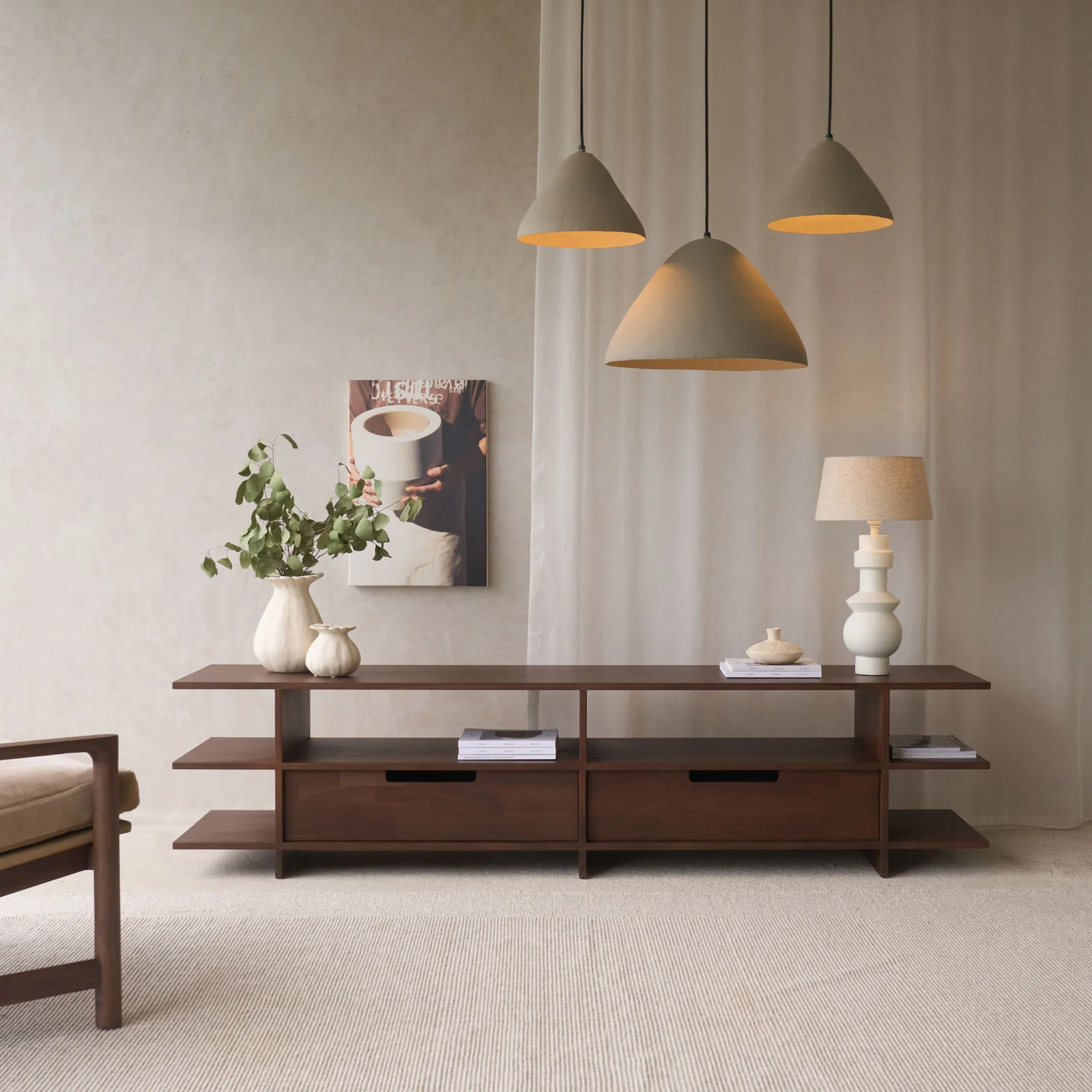 Elimo Hanging Lamp | Light Grey - Image 7