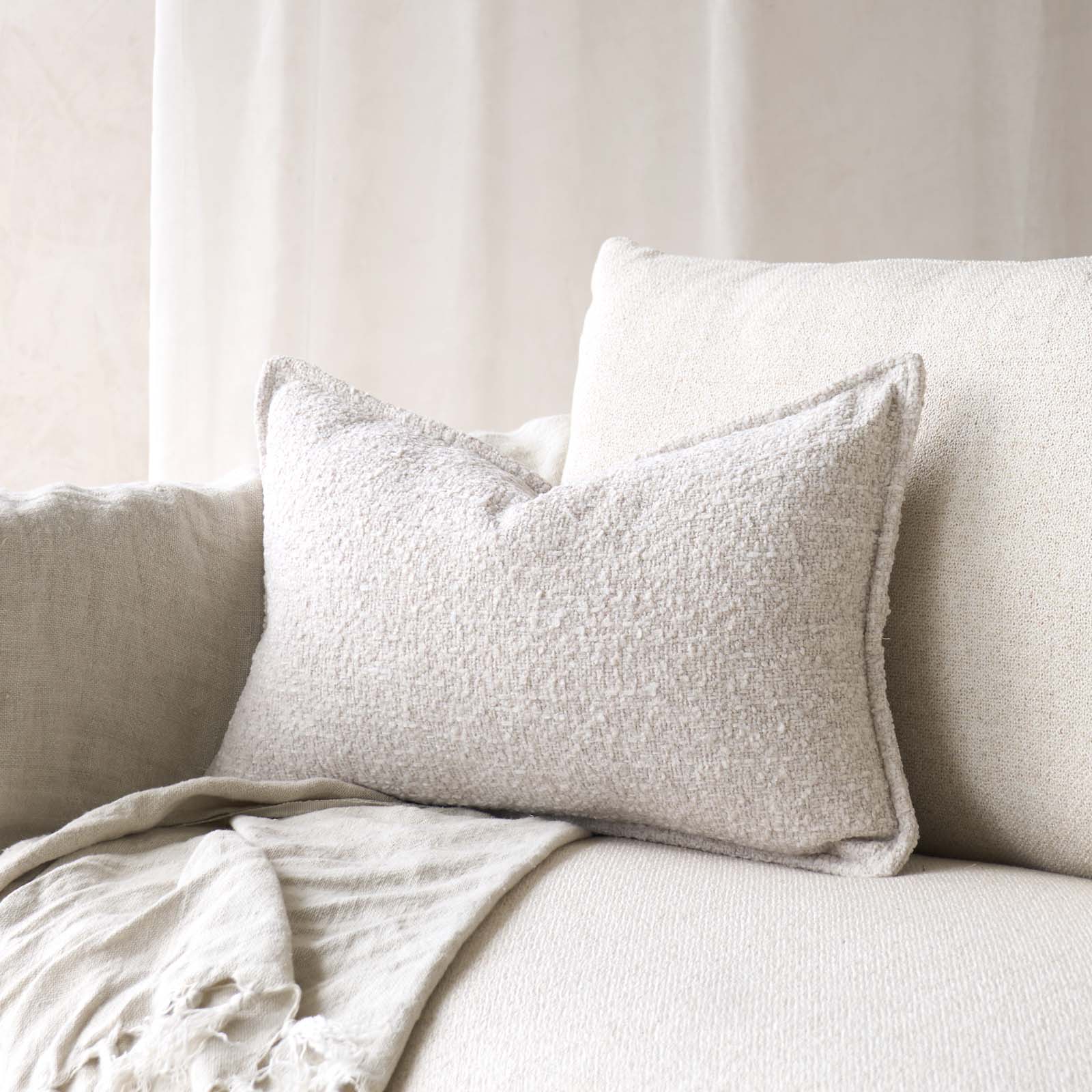 Textured Fabric Cushion | Arctic - Image 4