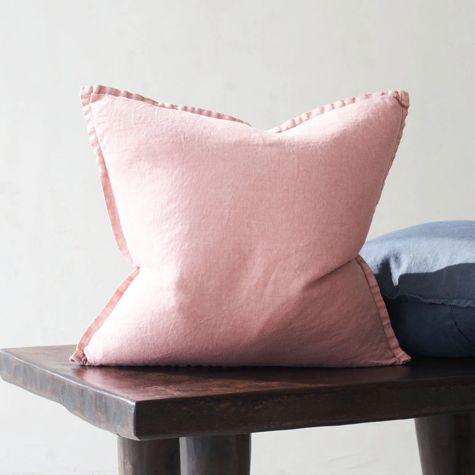Linen Fabric Cushion | Dusty Rose