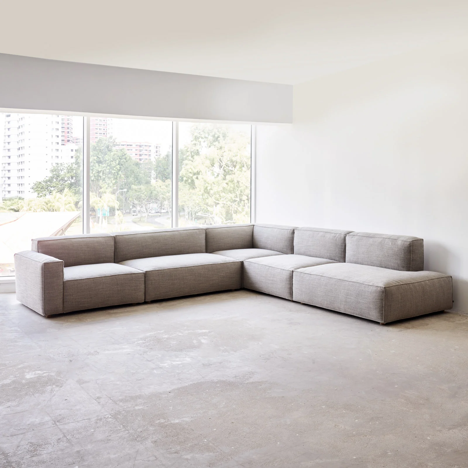 Baker L Shape Sofa | Bespoke Fabric (341cm) - Image 3